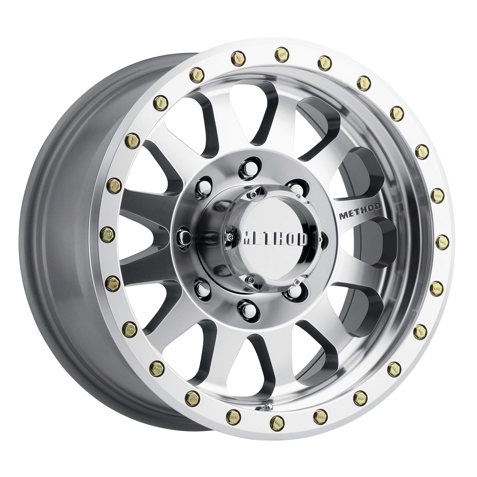 Method Race Wheels 304 Double Standard Machined/Clear Coat 17X8.5' 8X170', 0Mm Offset 4.75' Backspace, Mr30478587300