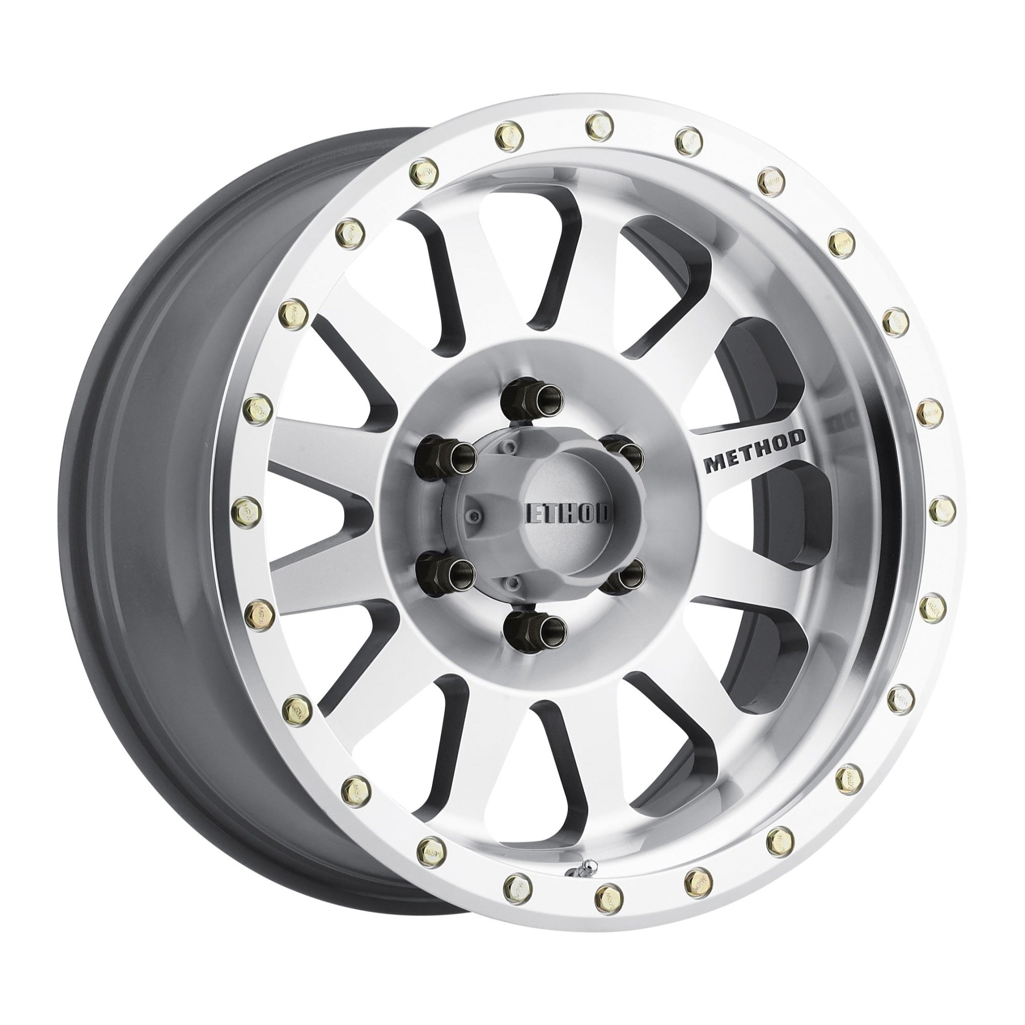 Method Race Wheels 304 Double Standard Machined/Clear Coat 18X9' 6X5.5', 12Mm Offset 4.5' Backspace, Mr30489060312N