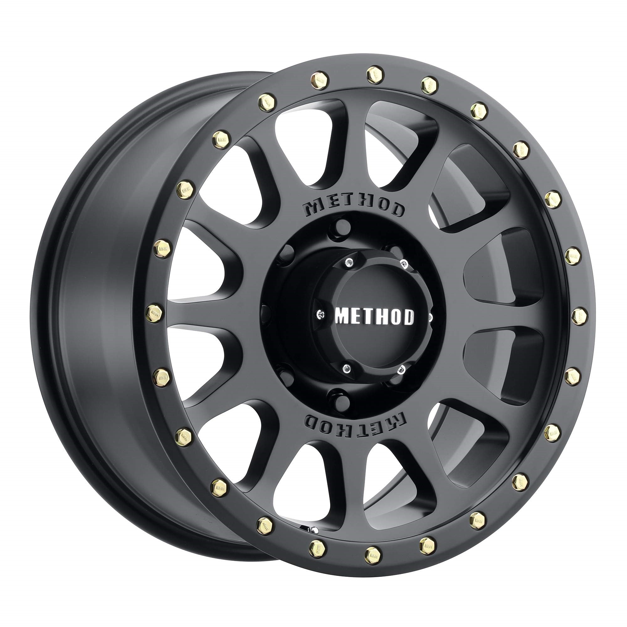 Method Race Wheels 305 Nv Matte Black 16X8' 8X6.5', 0Mm Offset 4.5' Backspace, Mr30568080500