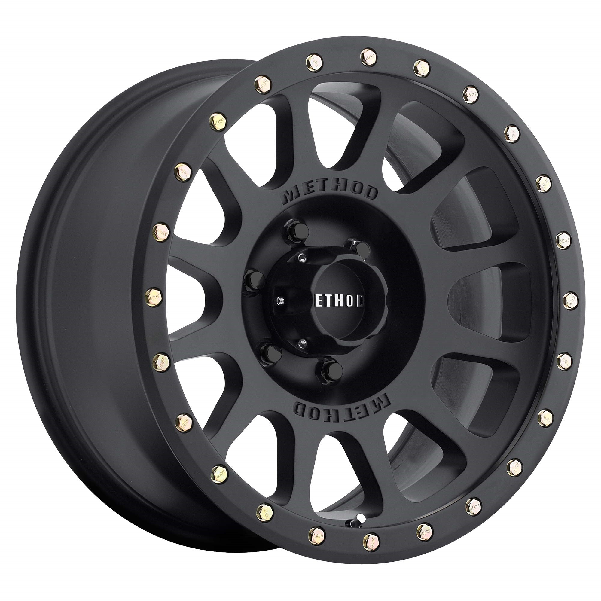 Method Race Wheels 305 Nv Matte Black 17X8.5' 6X5.5', 0Mm Offset 4.75' Backspace, Mr30578560500