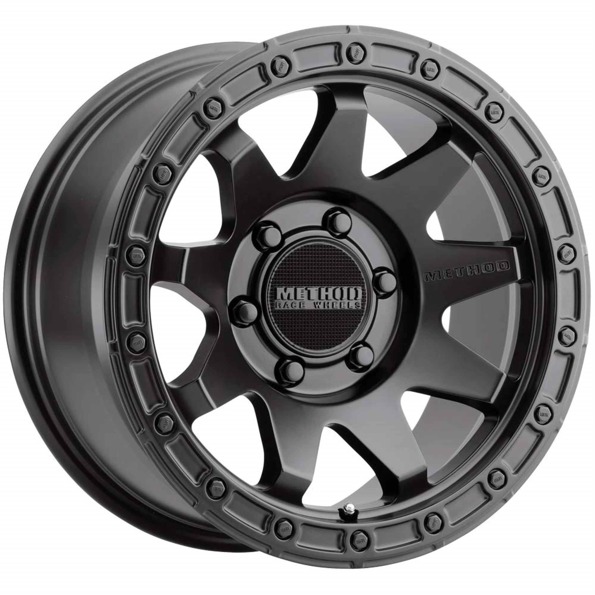 Method Race Wheels 317 Custom Wheel - 17X8.5, 0 Offset, 6X135 Bolt Pattern, 87Mm Hub - Matte Black Rim