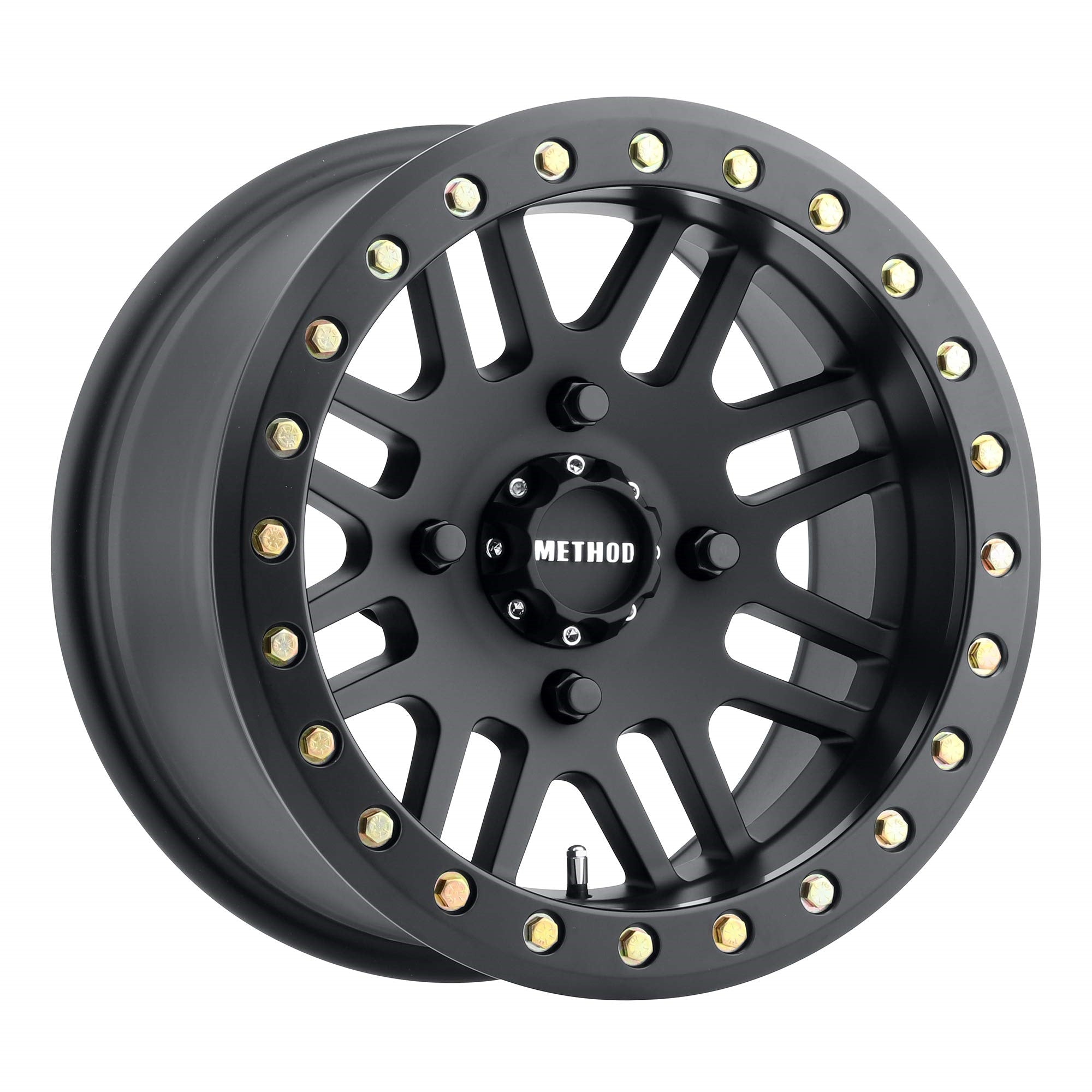 Method Race Wheels 406 Utv Beadlock Matte Black 15X8' 4X136', 0Mm Offset 4.3' Backspace, Mr40658047544B