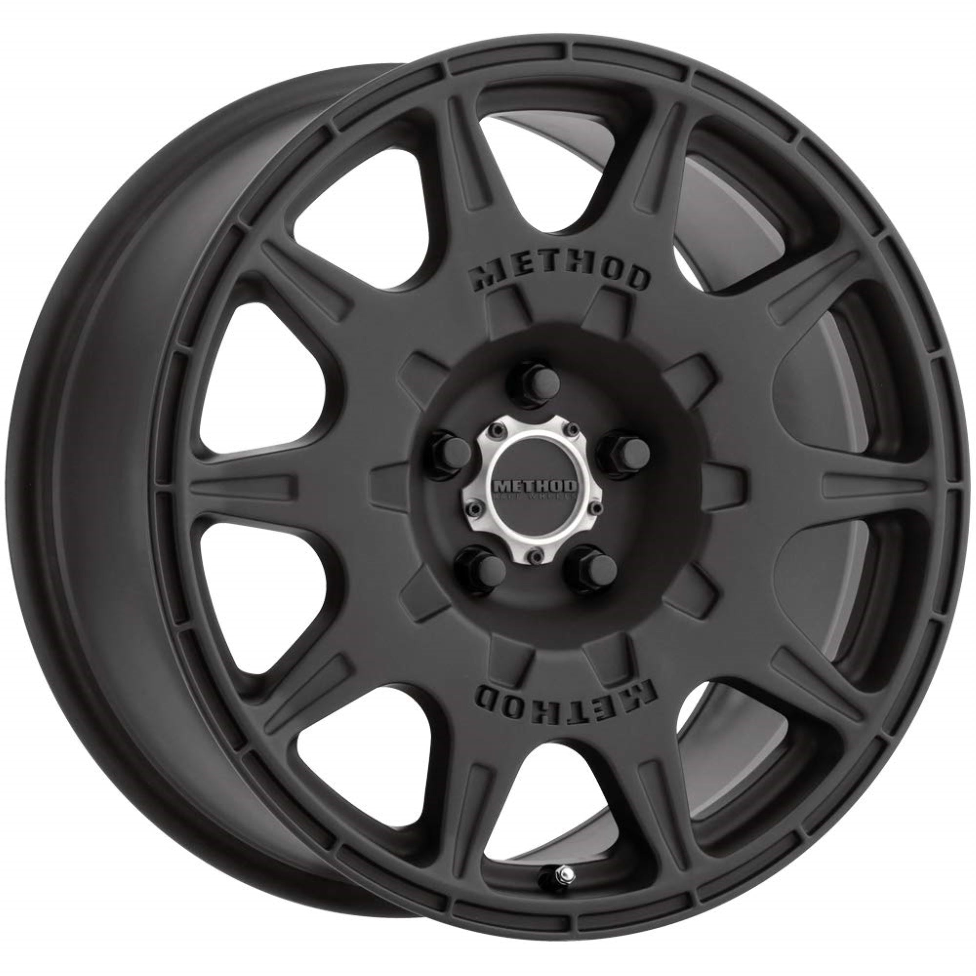 Method Race Wheels 502 Rally Black Wheel With Matte (18 X 8. Inches /5 X 4 Mm, 38 Mm Offset)