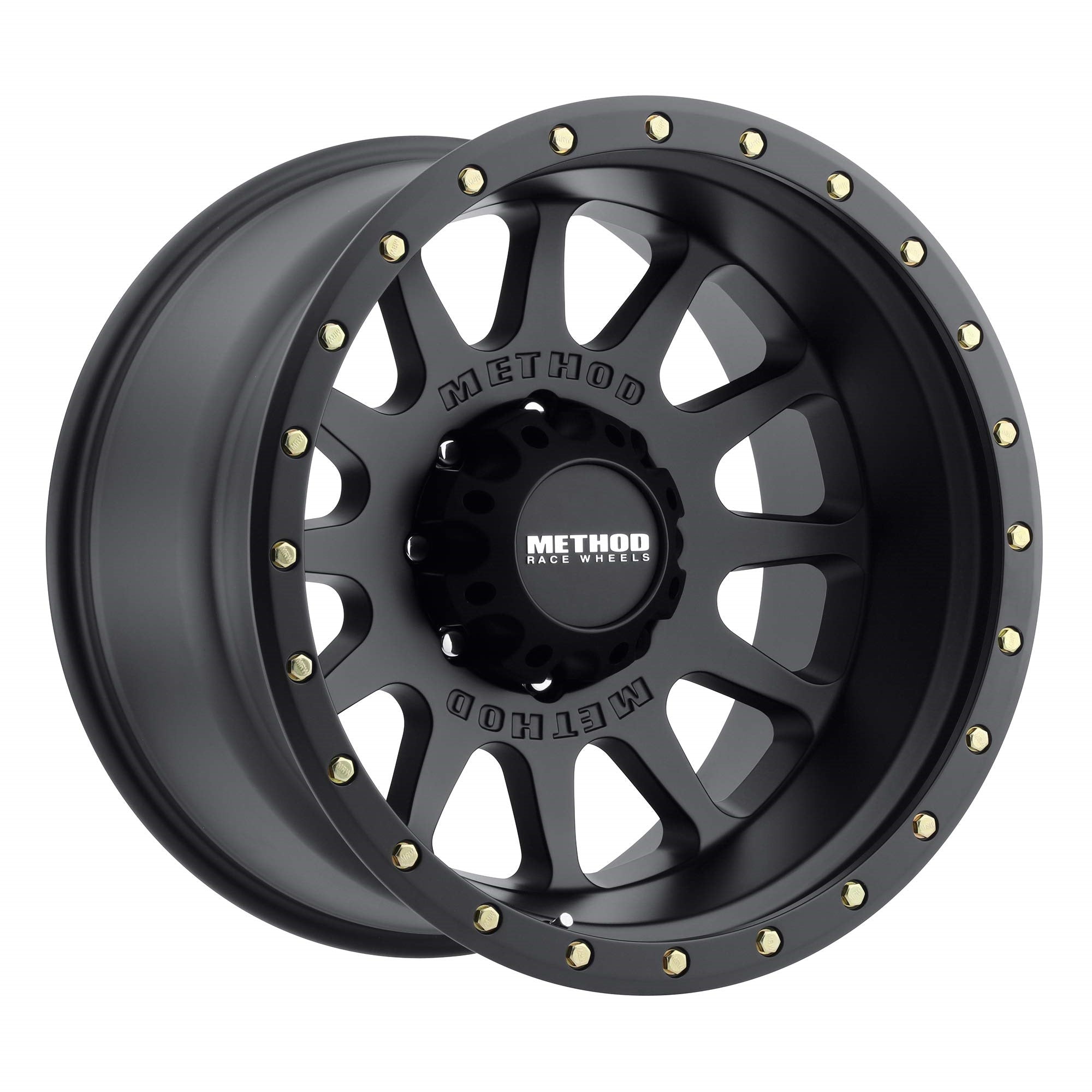 Method Race Wheels 605 Nv Matte Black 20X9' 8X6.5', 12Mm Offset 4.5' Backspace, Mr60529080512N
