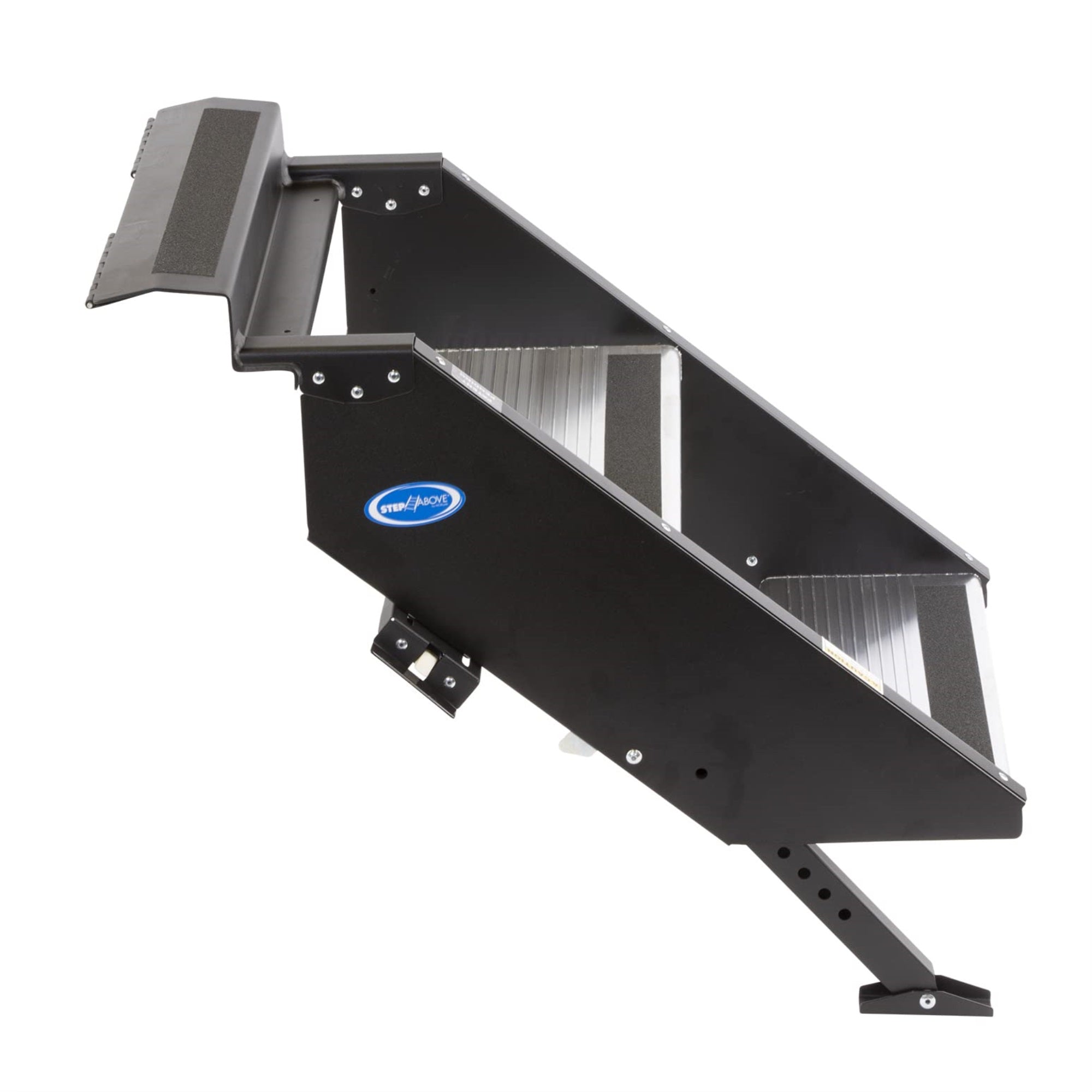 Morryde Stp-202 Stepabove Fold-Up Rv Entry Step - 2-Step (9' Step Rise), Fits 26' To 28' Door Width