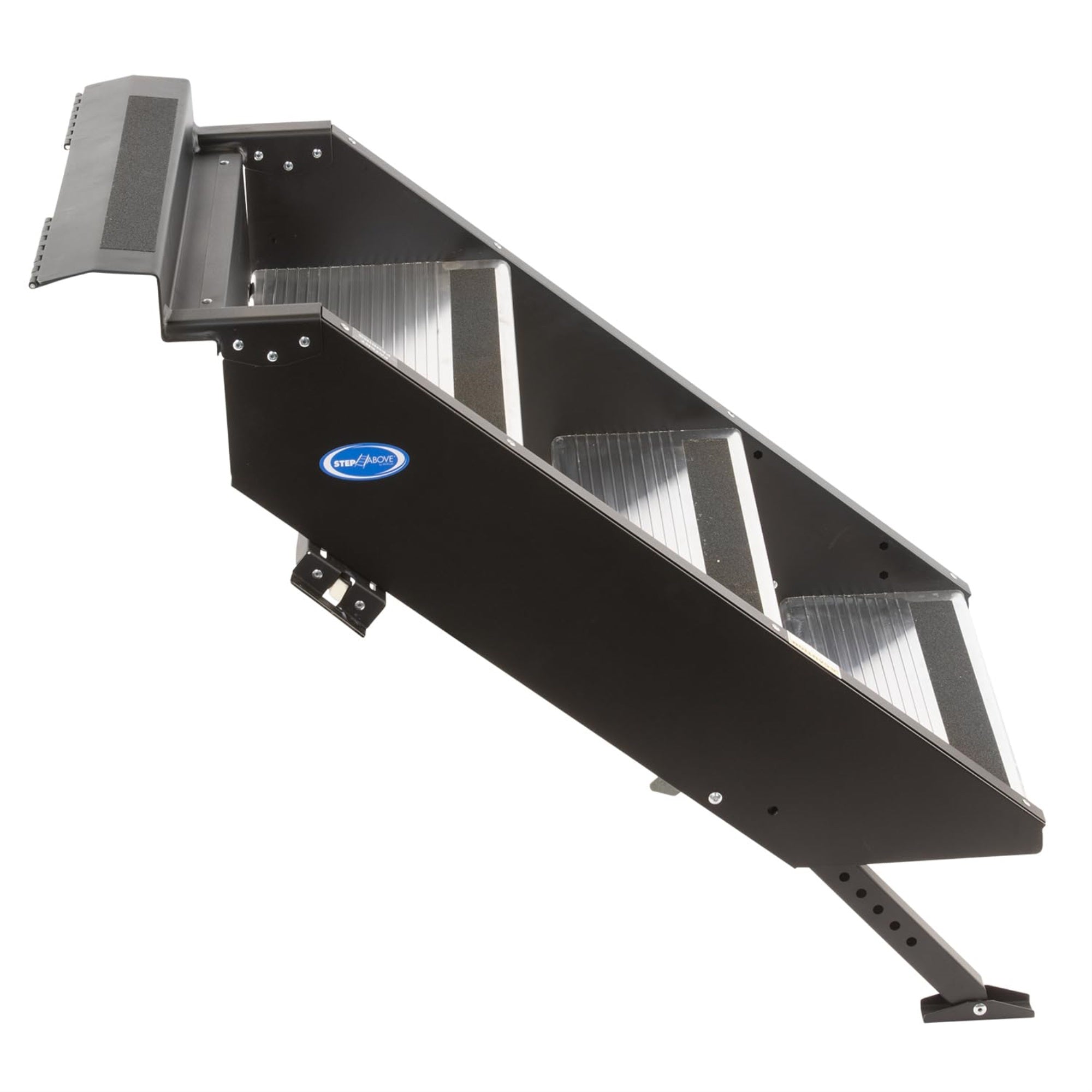 Morryde Stp-209 Stepabove Fold-Up Rv Entry Step - 3-Step (8' Step Rise), Fits 30' To 32' Door Width