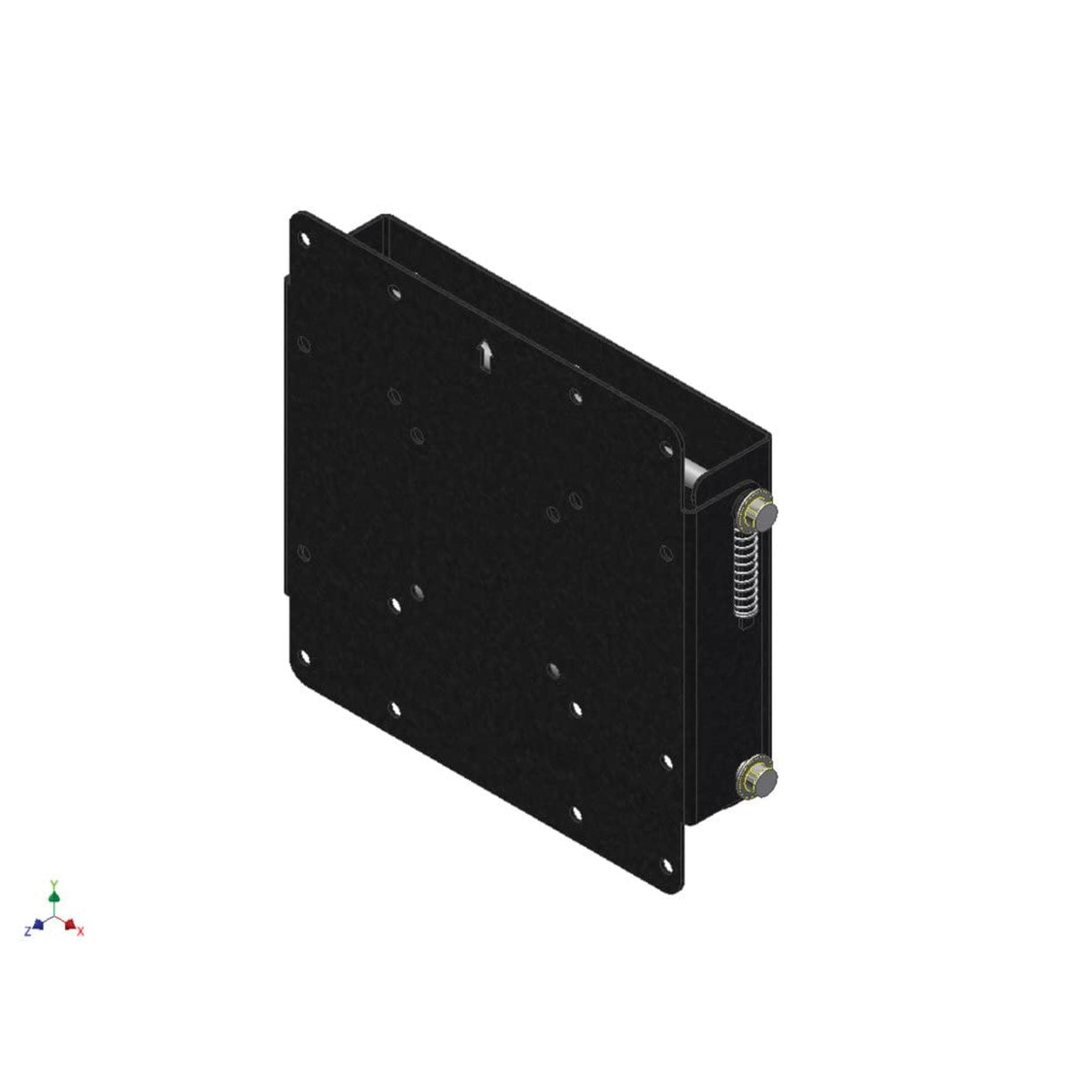 Morryde 0111.2052 Tv10-F-35H Snap-In Wall Mount - Rigid, White