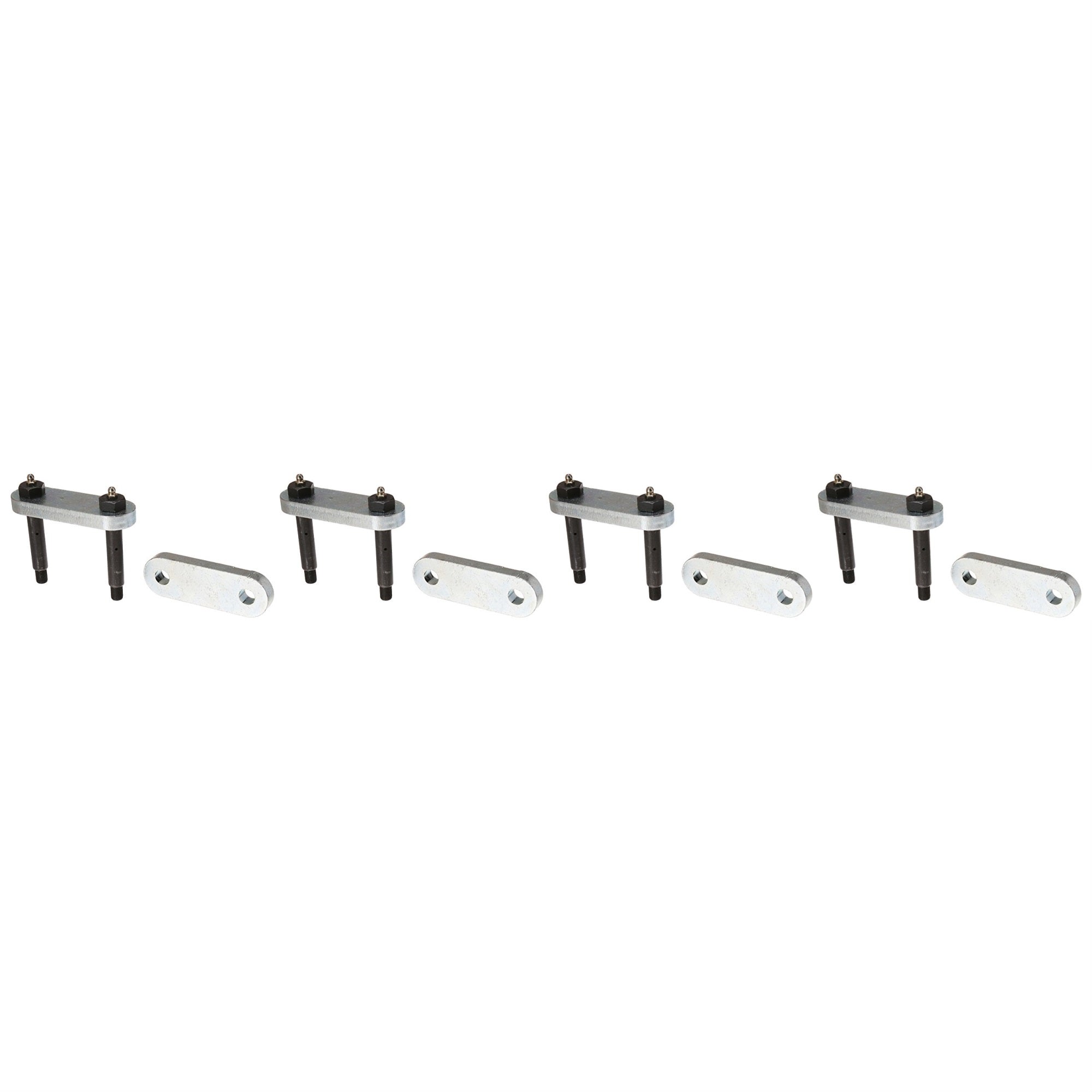 Morryde Mor/Ryde 213.3008 Uo12-021 Heavy Duty Shackle Upgrade Kit, Stock/Equaflex 3-1/8' Shackles - Tandem Axle