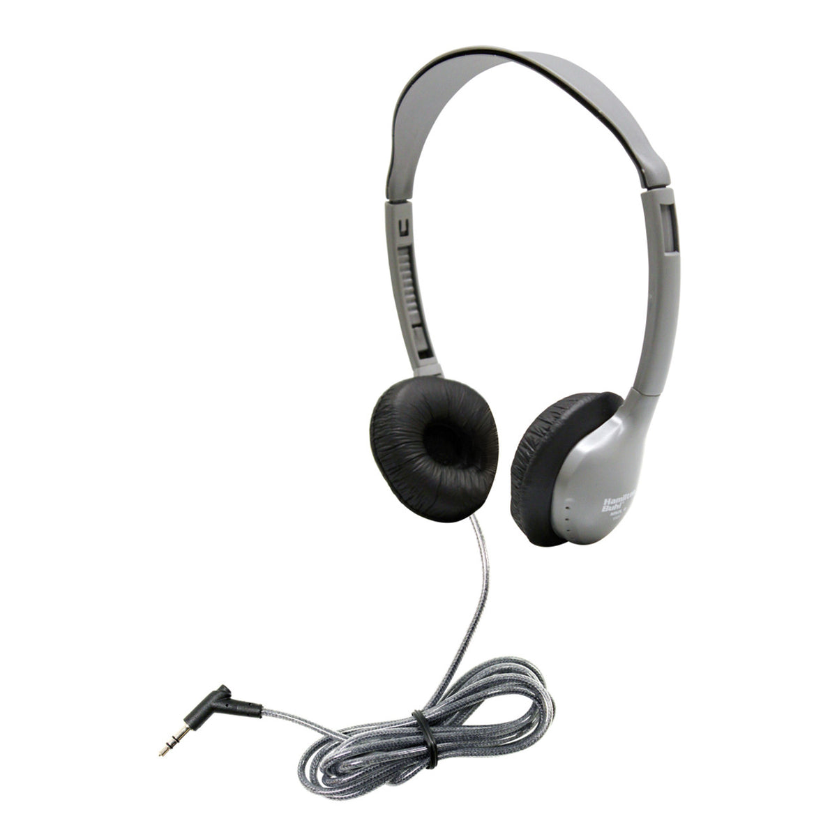 200 Pack Of Personal Headphone - Leatherette With Stereo 3.5Mm Plug, 5' Dura-Cord - Chew-Resistant Cord, Leatherette Ear Cushions