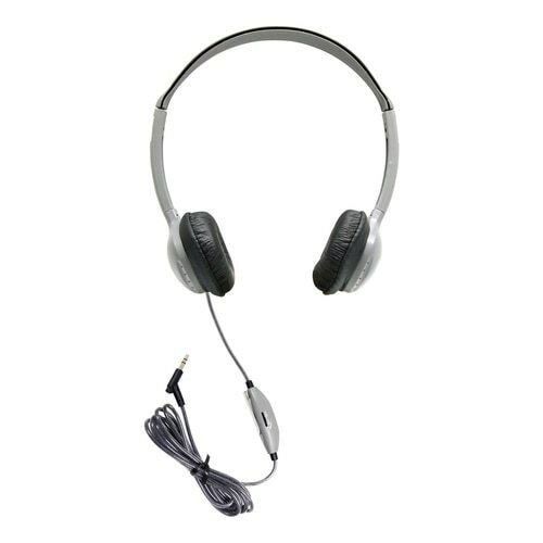 Hamiltonbuhl Schoolmate On-Ear Stereo Headphone With Leatherette Cushions And In-Line Volume