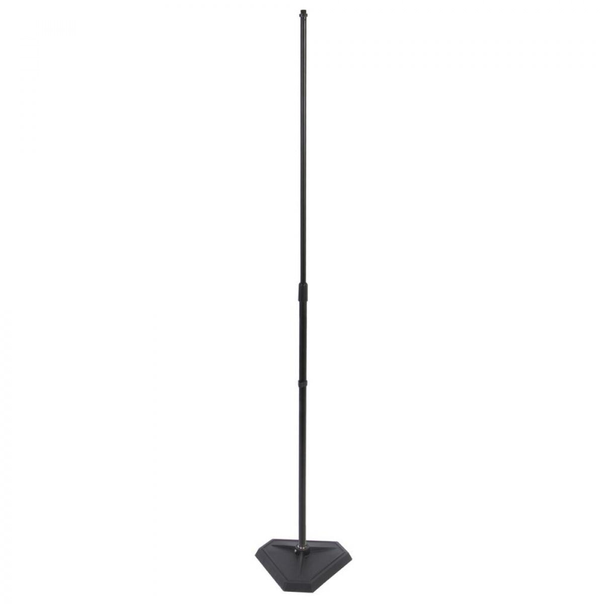 Hex-Base Quarter-Turn Threadless Mic Stand, Black