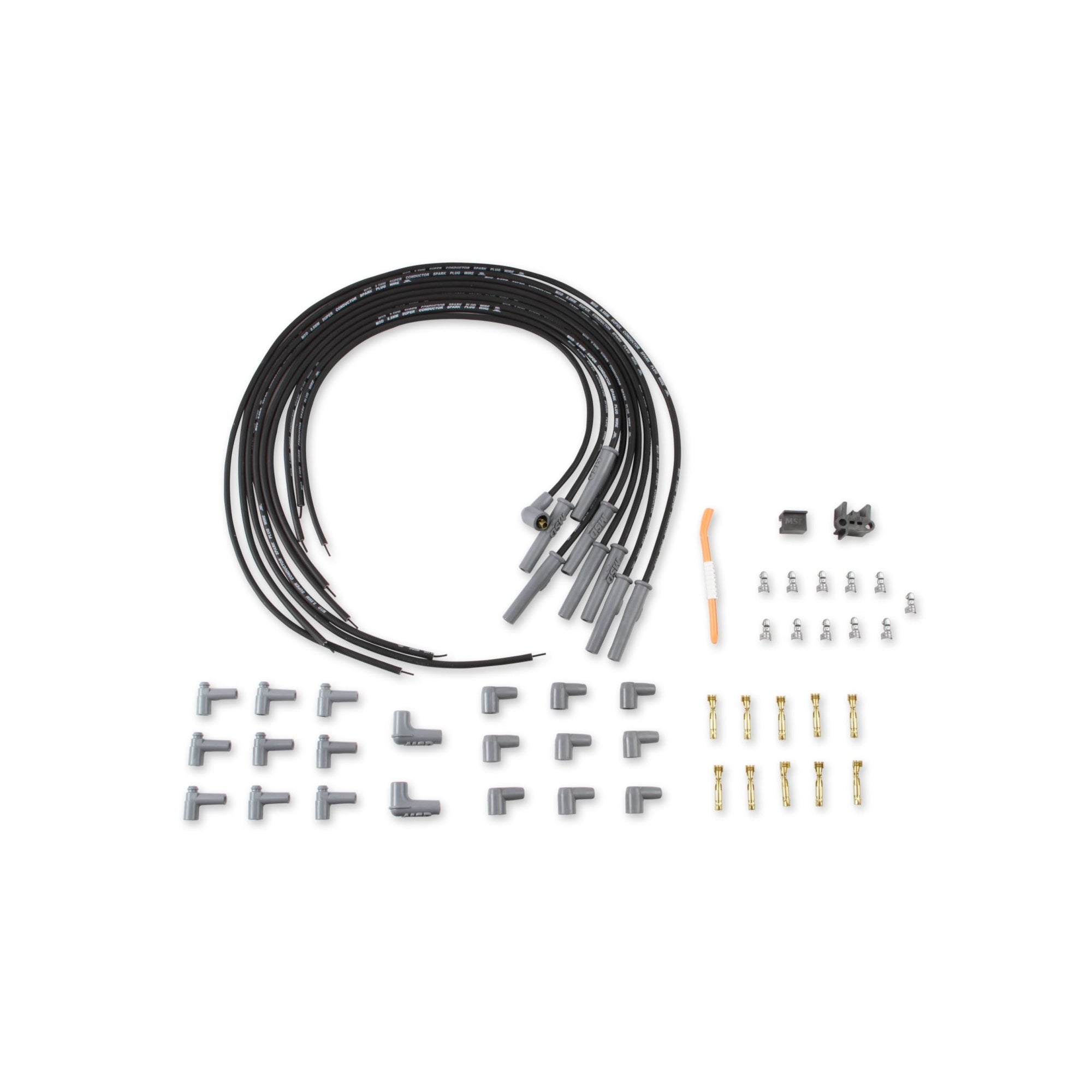 Msd 31193 Black 8.5Mm Super Conductor Spark Plug Wire Set