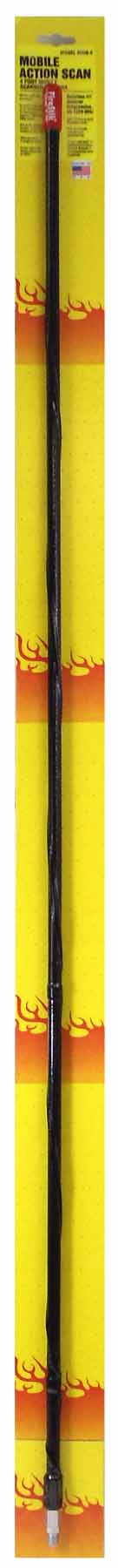 FIRESTIK - MSM4-B HIGH PERFORMANCE 4' BLACK SCANNER ANTENNA WITH 3/8″X24″ THREADS