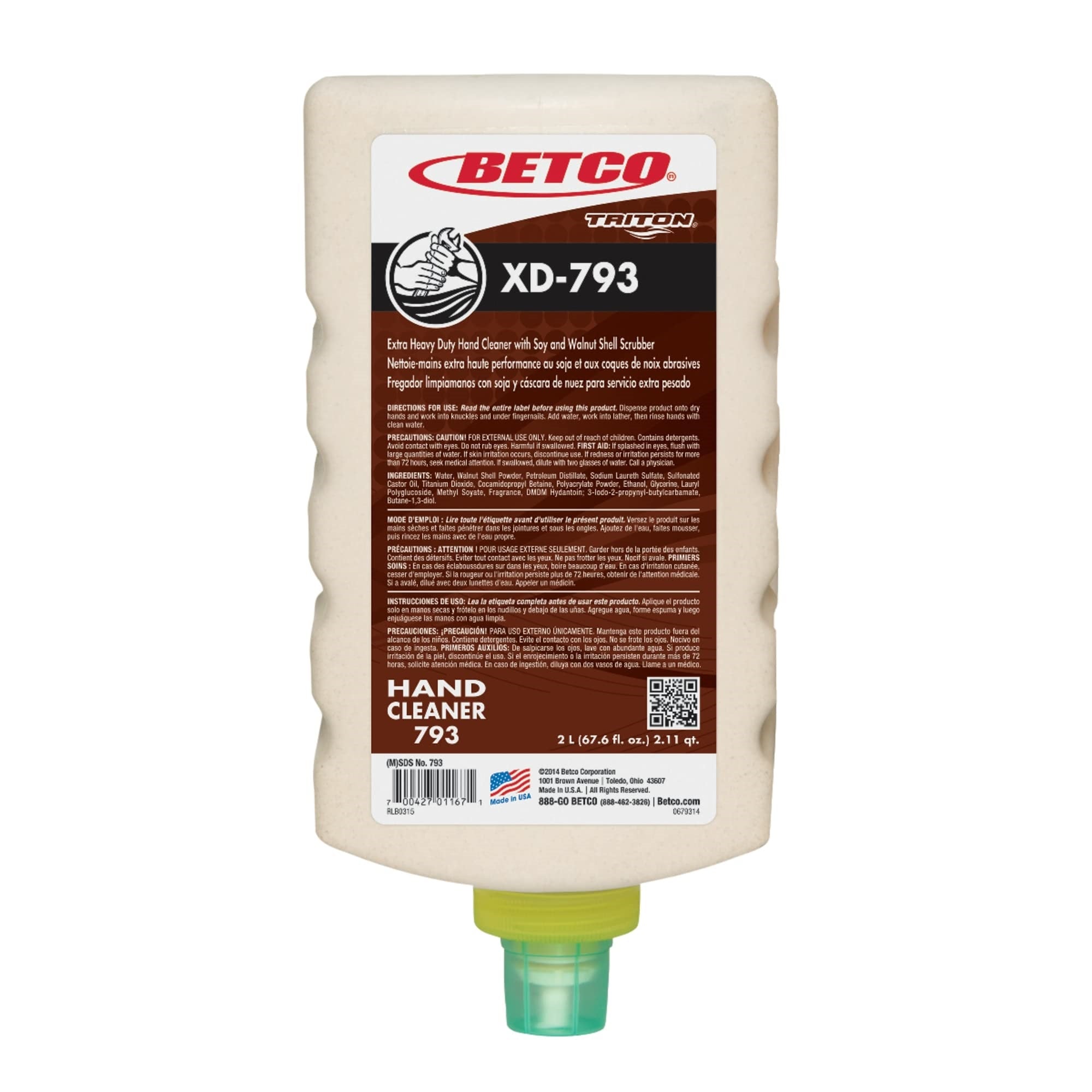 XHD EXTRA HEAVY DUTY HAND CLEANER(62L TRITON BOTTLES