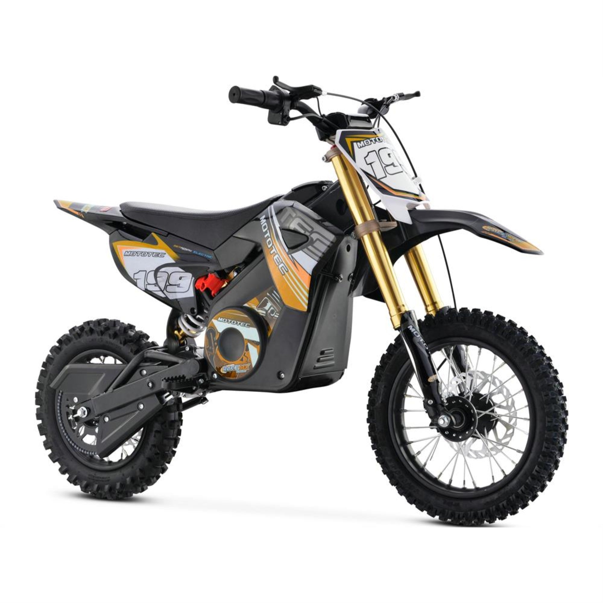 Mototec 36V Pro Electric Dirt Bike 1000W Lithium Orange