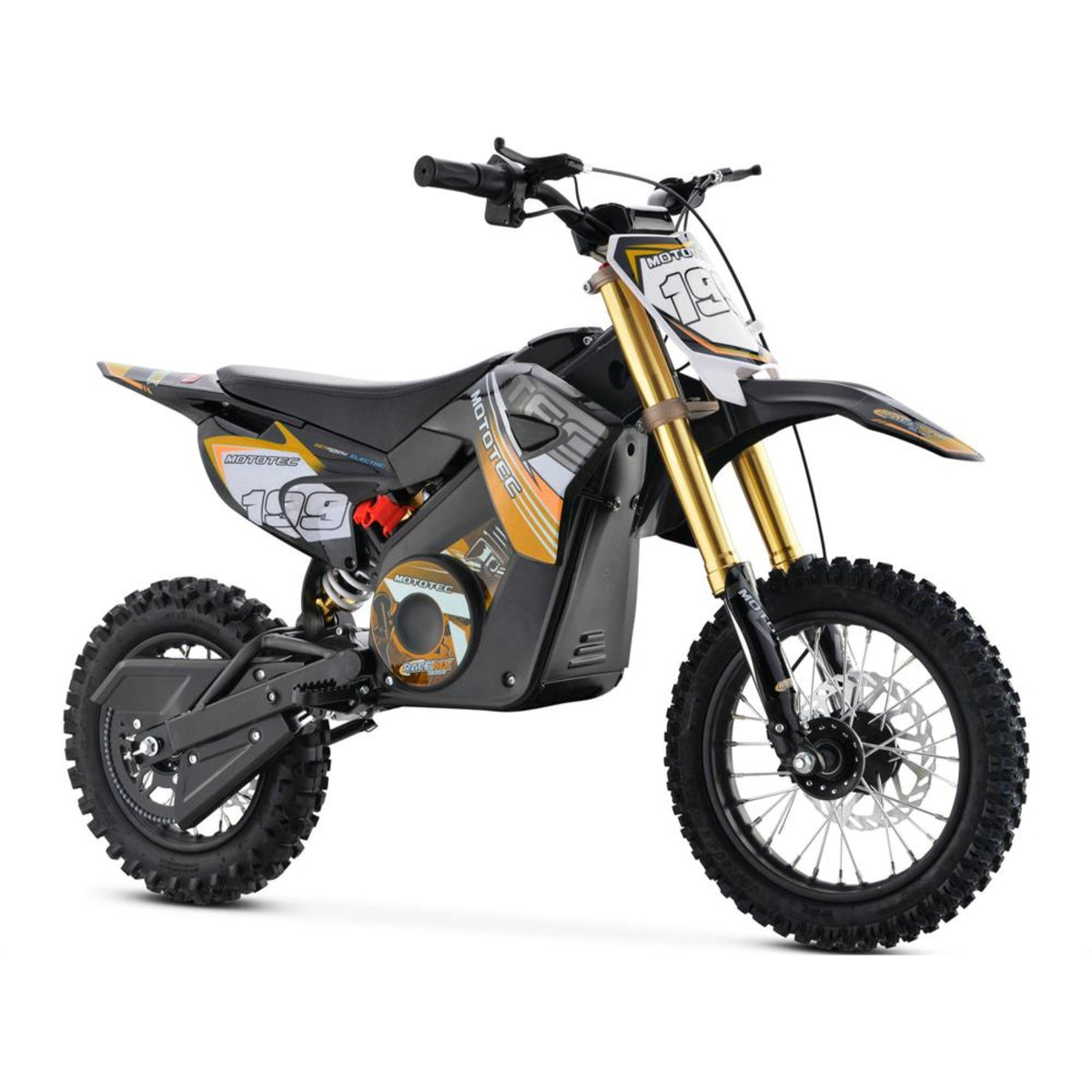 Mototec 36V Pro Electric Dirt Bike 1000W Lithium Orange