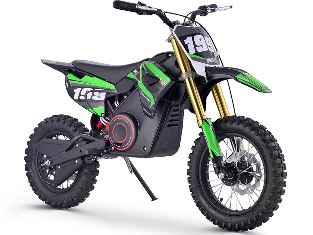 Mototec 36V Pro Electric Dirt Bike 1000W Lithium Green