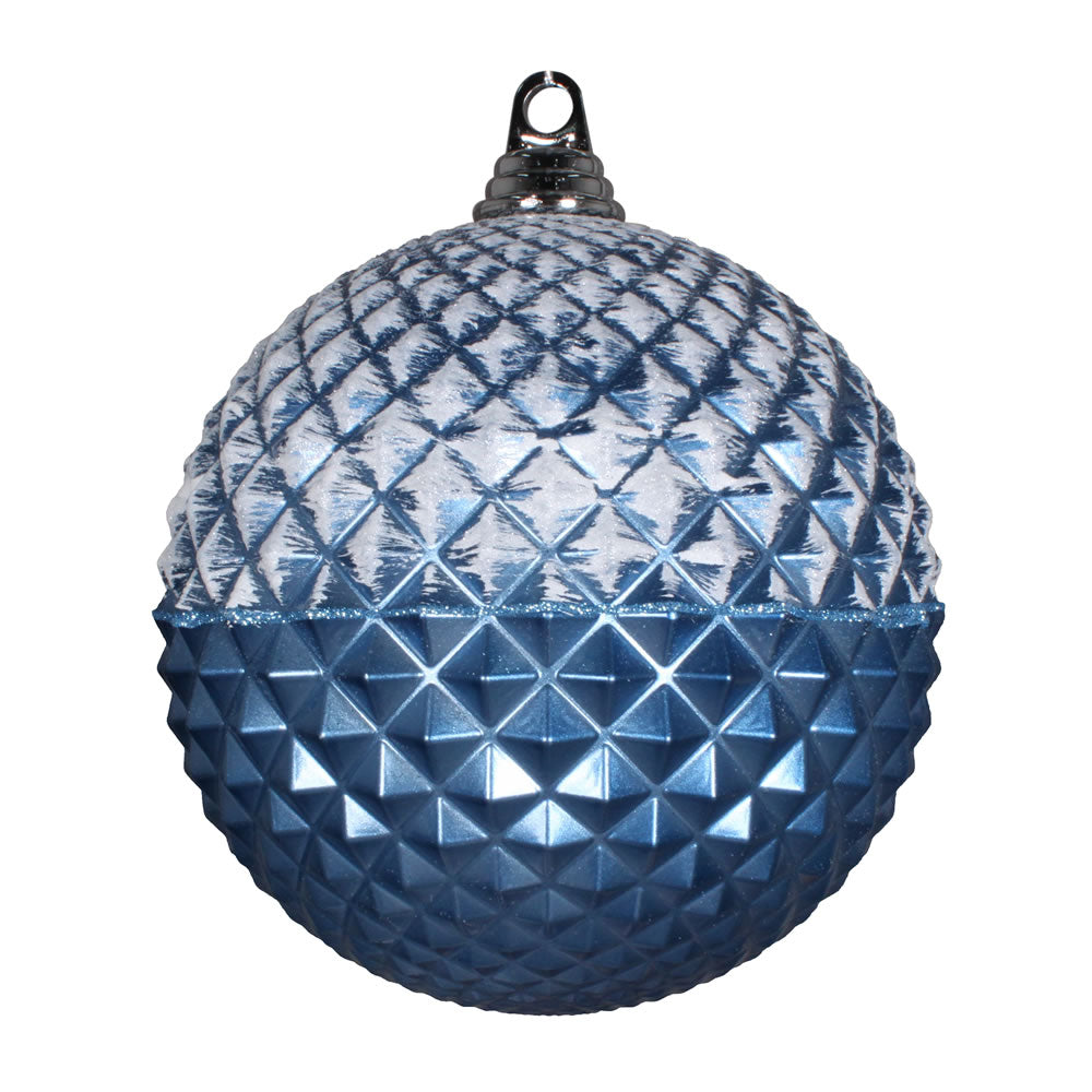 Vickerman 10” Periwinkle Glitt Candy Durian Ball - MT180429