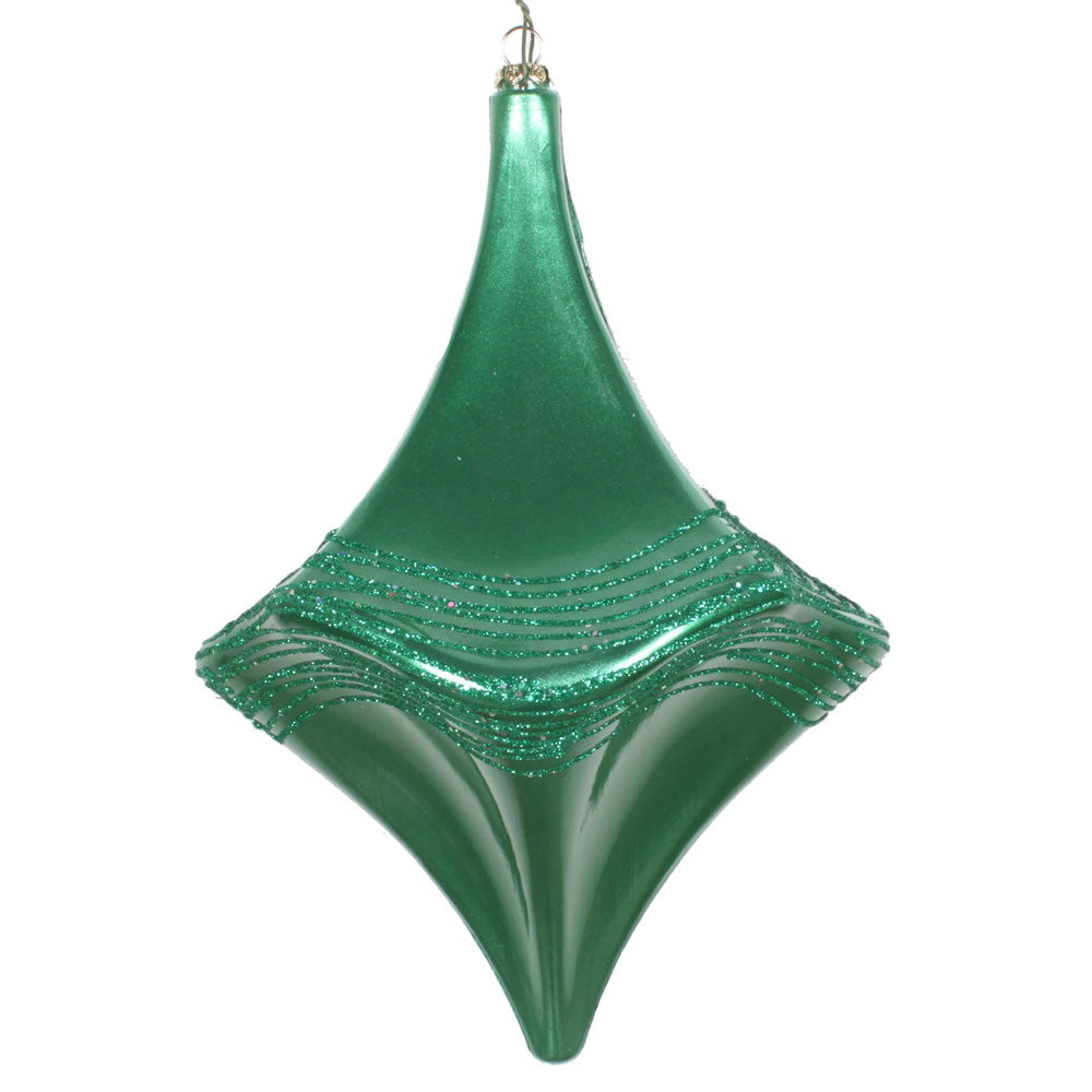 Vickerman 8” Seafoam Green Candy Glitter Drop Orn - MT194044D