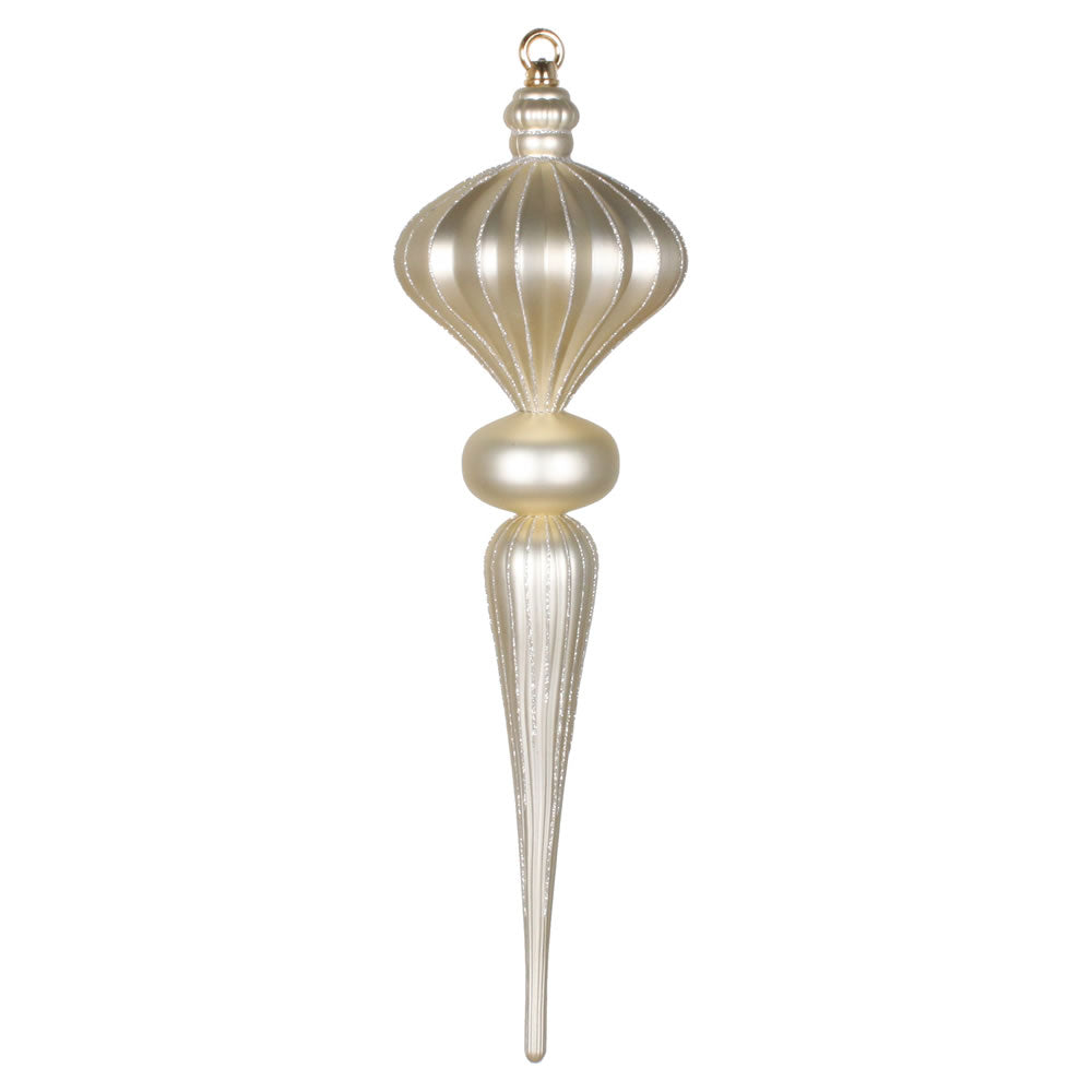 Vickerman 21” Champagne Matte Glitt Diamnd Fin Orn - MT195338