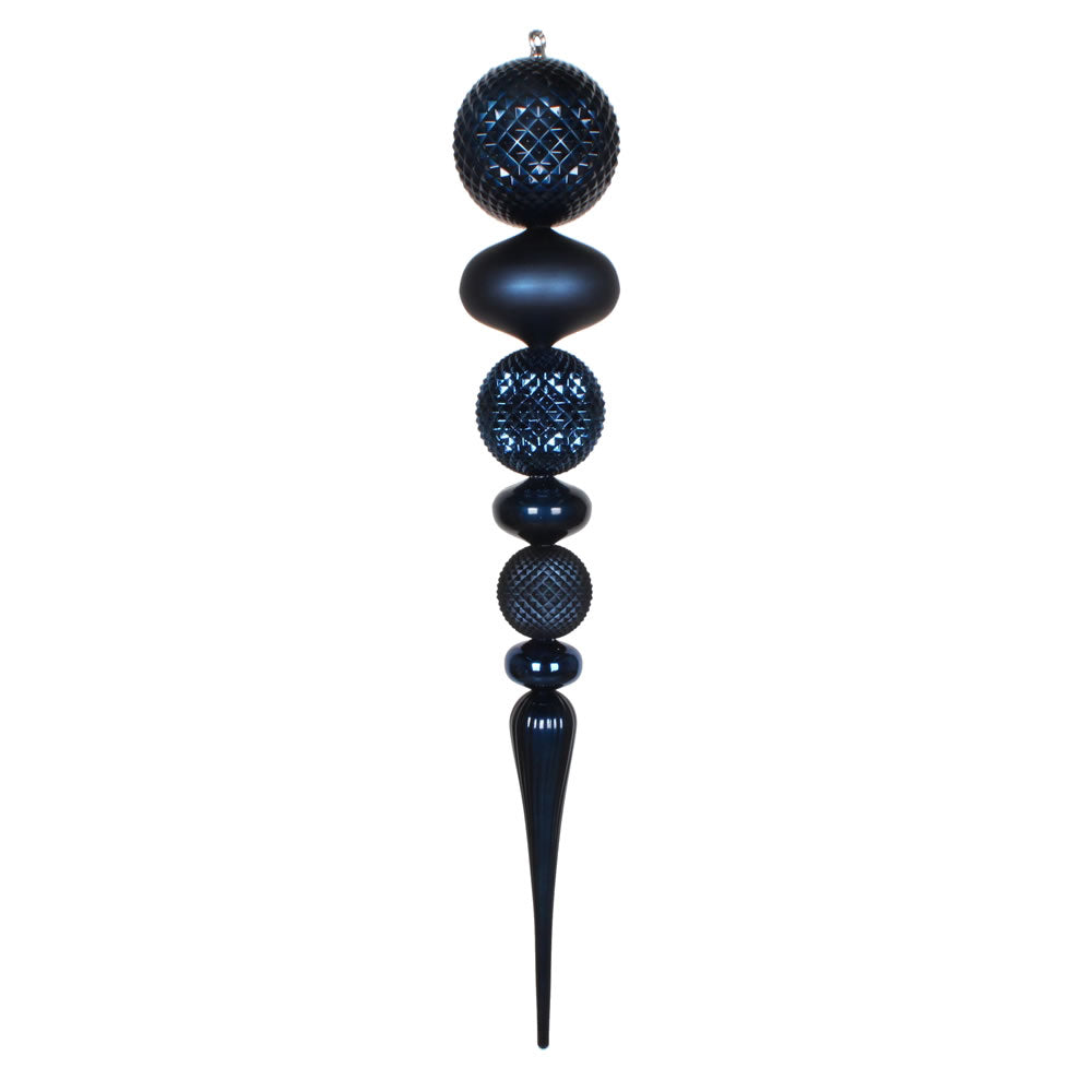 Vickerman 42” Midnt Blue Candy Durian Finial Orn - MT199231