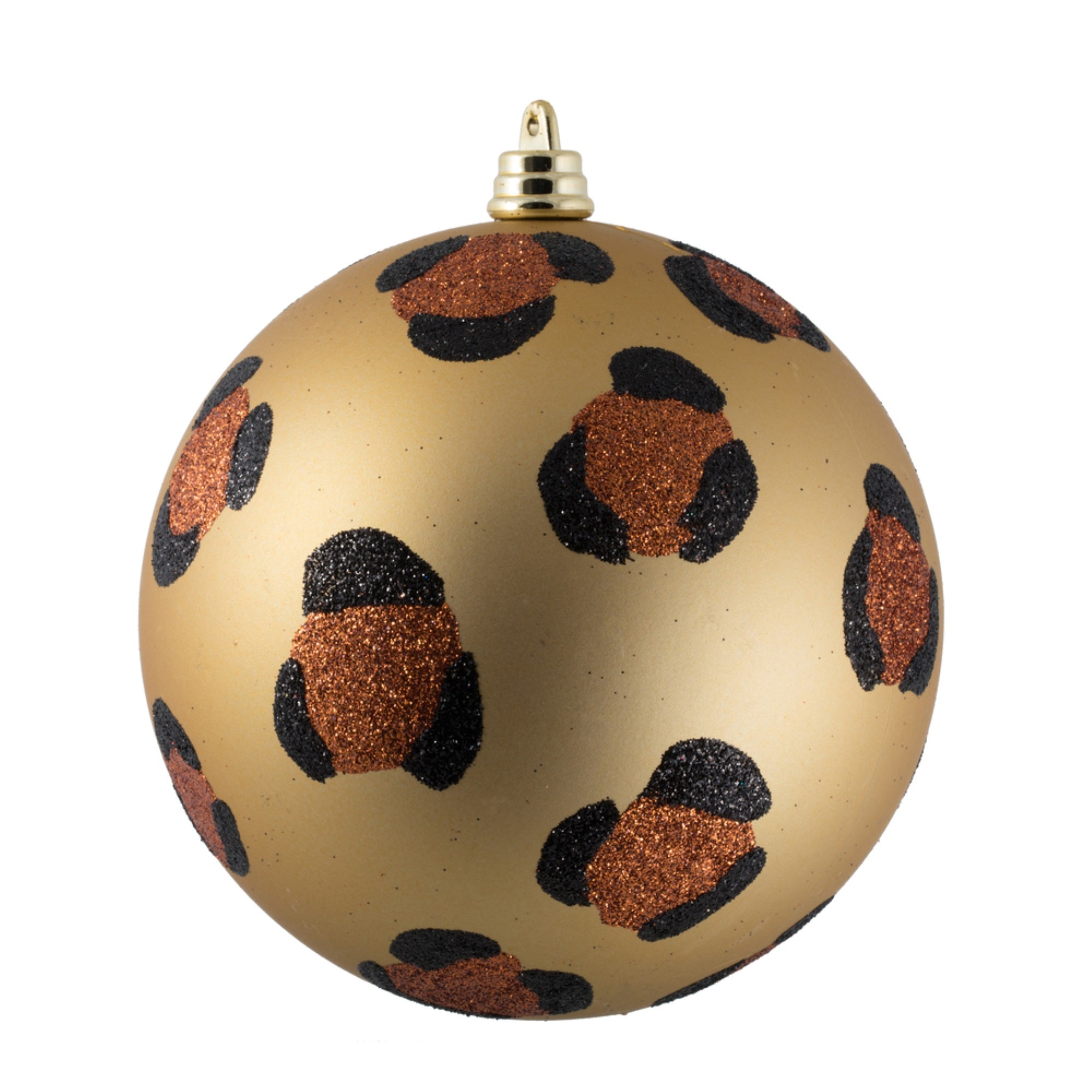 4.75” Matte Copper Gold Leopard Ball 4Bg