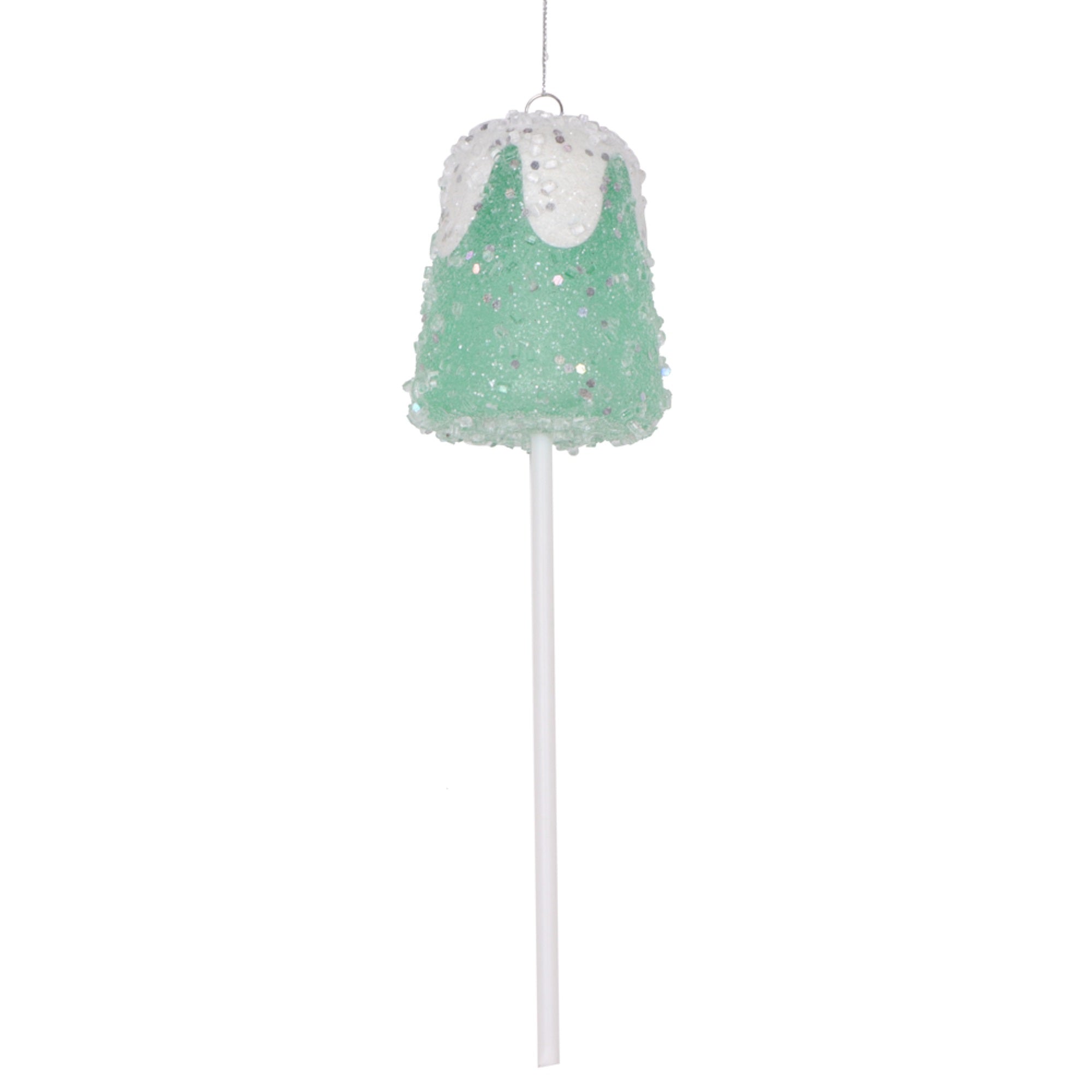 Vickerman 10” Green Gumdrop Lollipop Ornament 3 per bag.