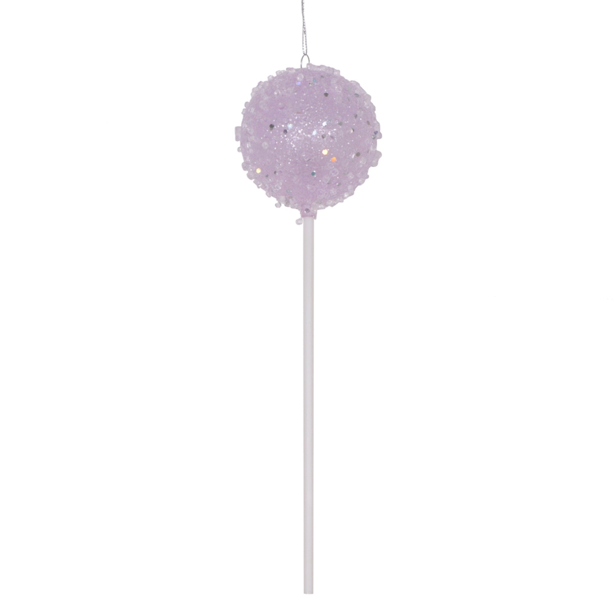 Vickerman 10” Purple Round Lollipop Ornament 3 per bag.
