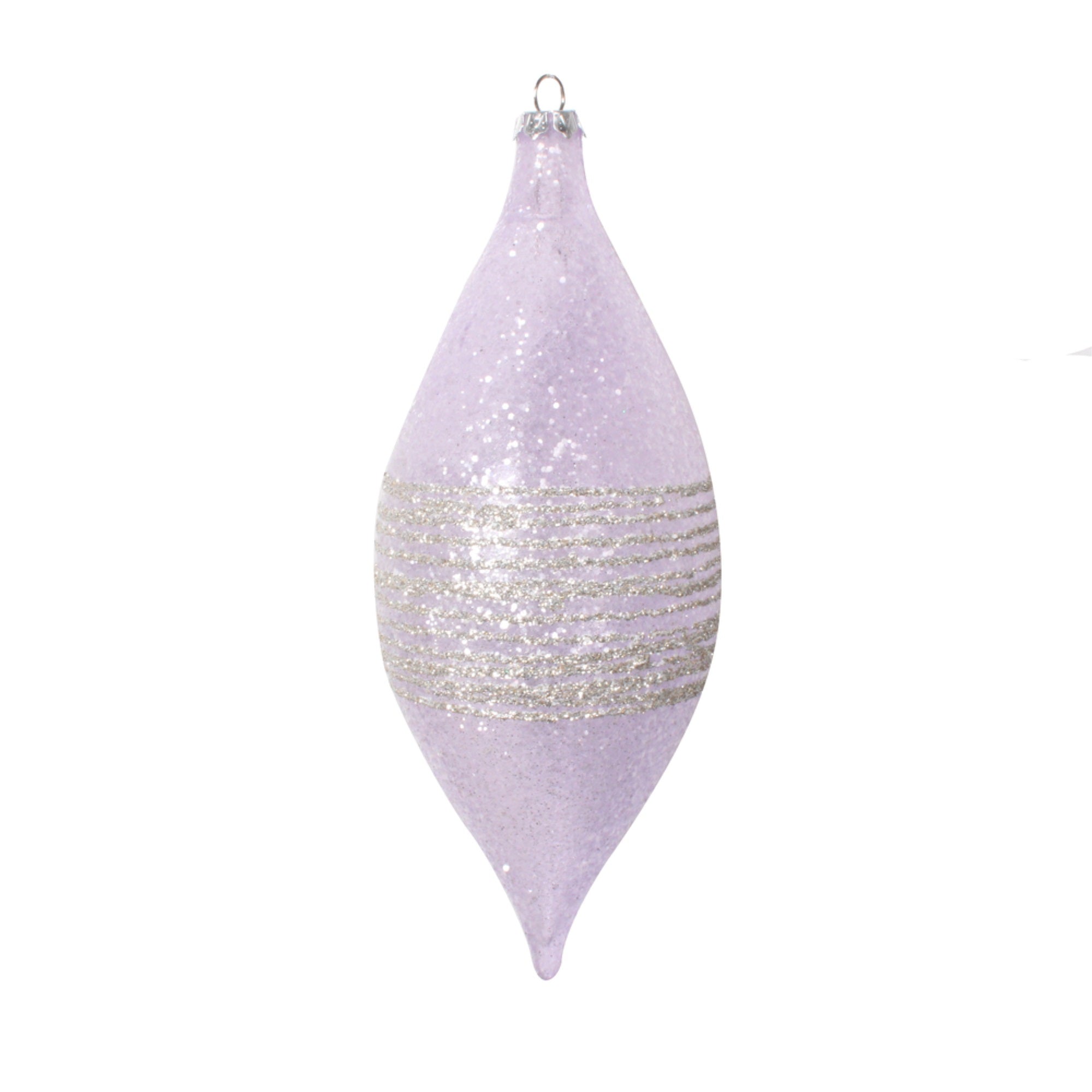 Vickerman 7” Light Purple Shuttle Ornament 4 per bag.