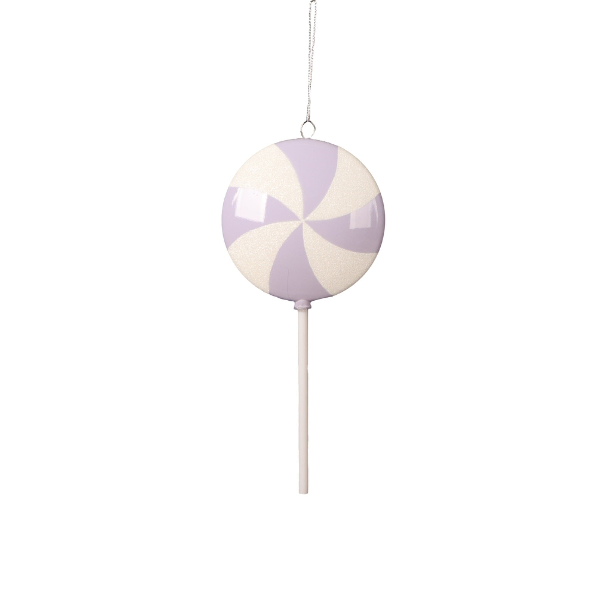 Vickerman 9” Pastel Lavender Flat Round Lollipop 6 per bag.