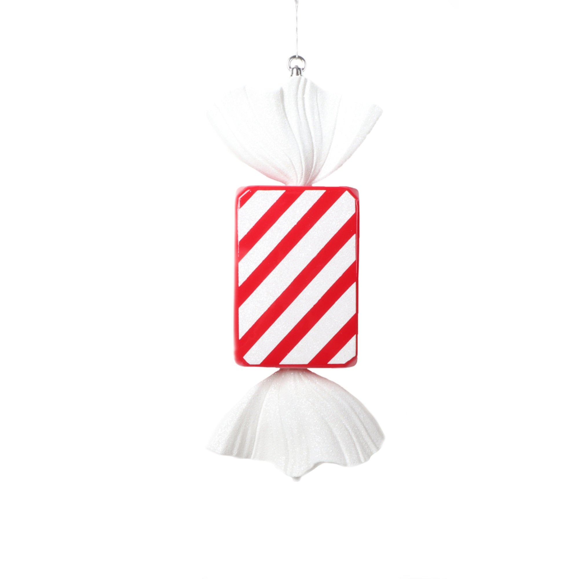 18.5” Red Rectangle Stripe Candy