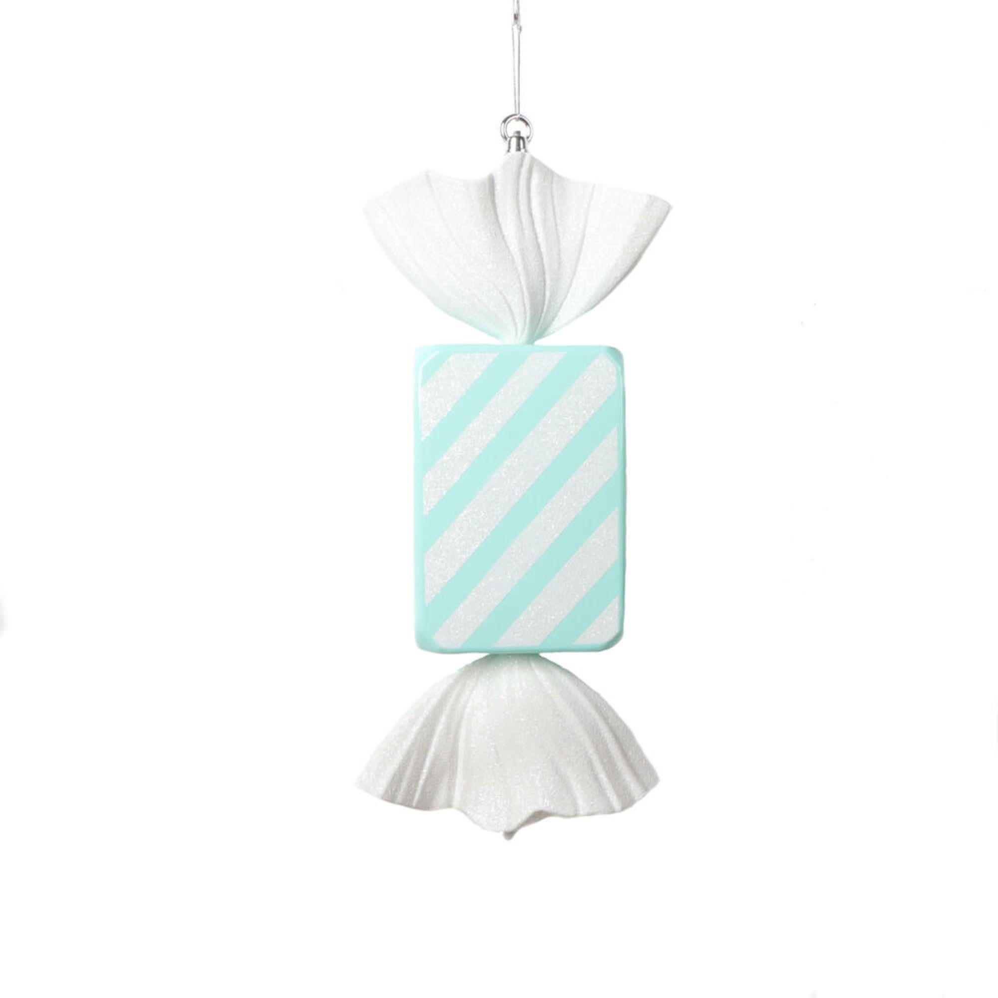 18.5” Seafoam Rectangle Stripe Candy