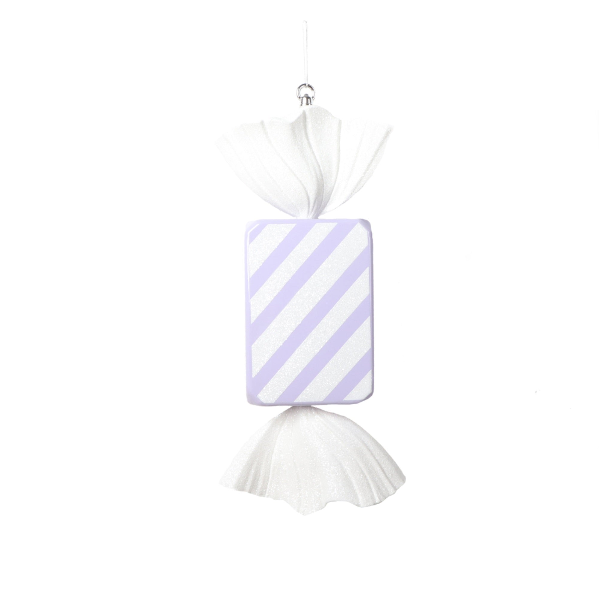 18.5” Ptl Lavendr Rectangle Stripe Candy