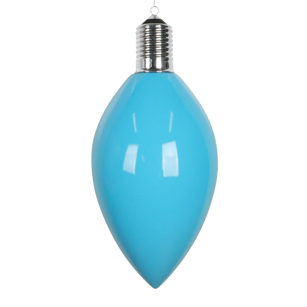 15.5” Blue Enamel C9 Bulb Ornament