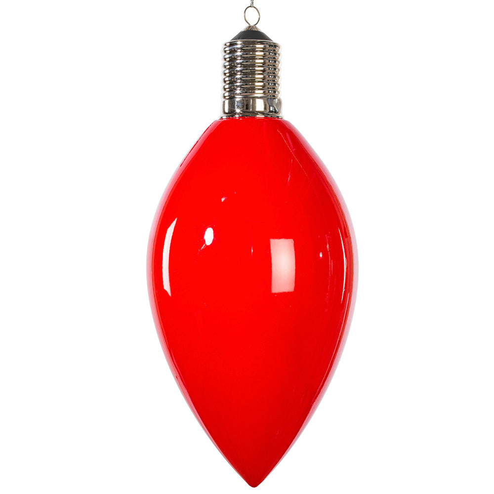15.5” Red Enamel C9 Bulb Ornament
