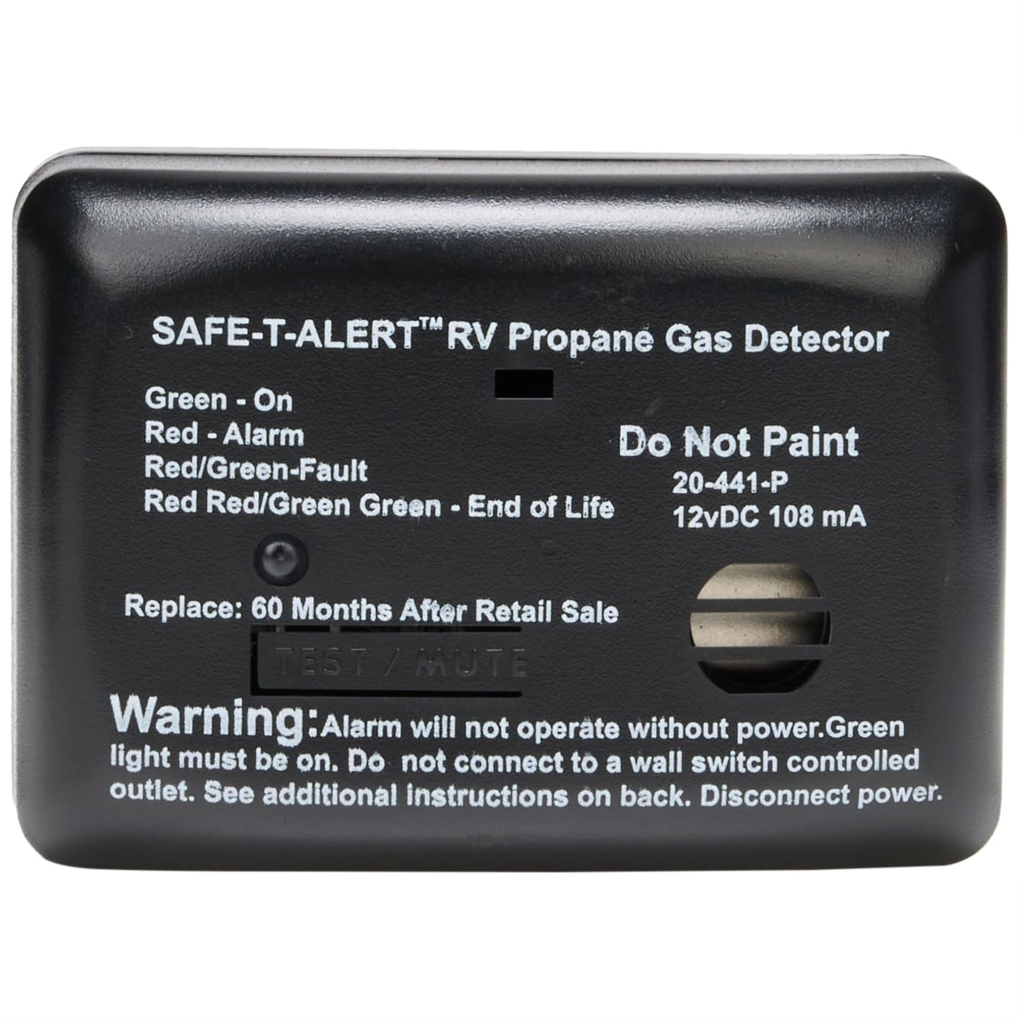 Mti Industries 20441Pbl 12V Lp Gas Alarm