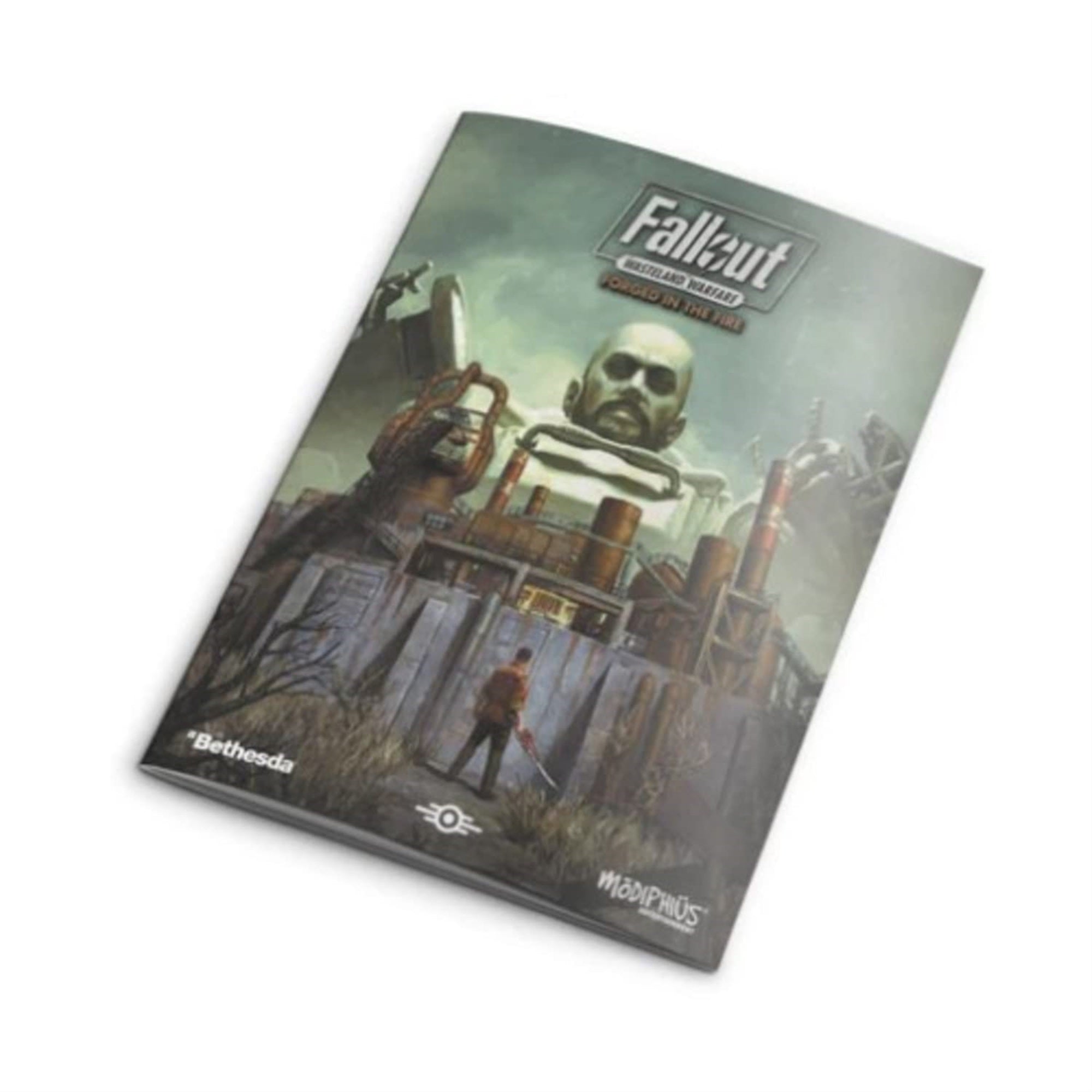 Fallout Wasteland Warfare: Accessories - Forged In The Fire Rules Expansion - Rpg Includes 5 New Scenerios/2 New Subfactions/259 New Cards & More, Role Playing Game