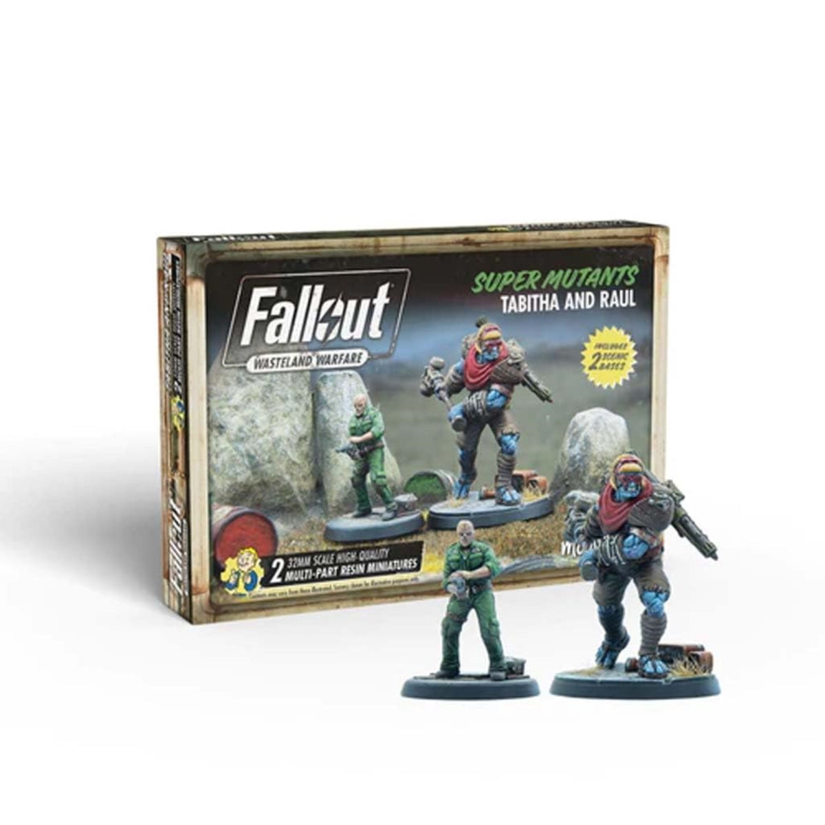 Modiphius Fallout - Wasteland Warfare - Super Mutants Tabitha And Raul, Various