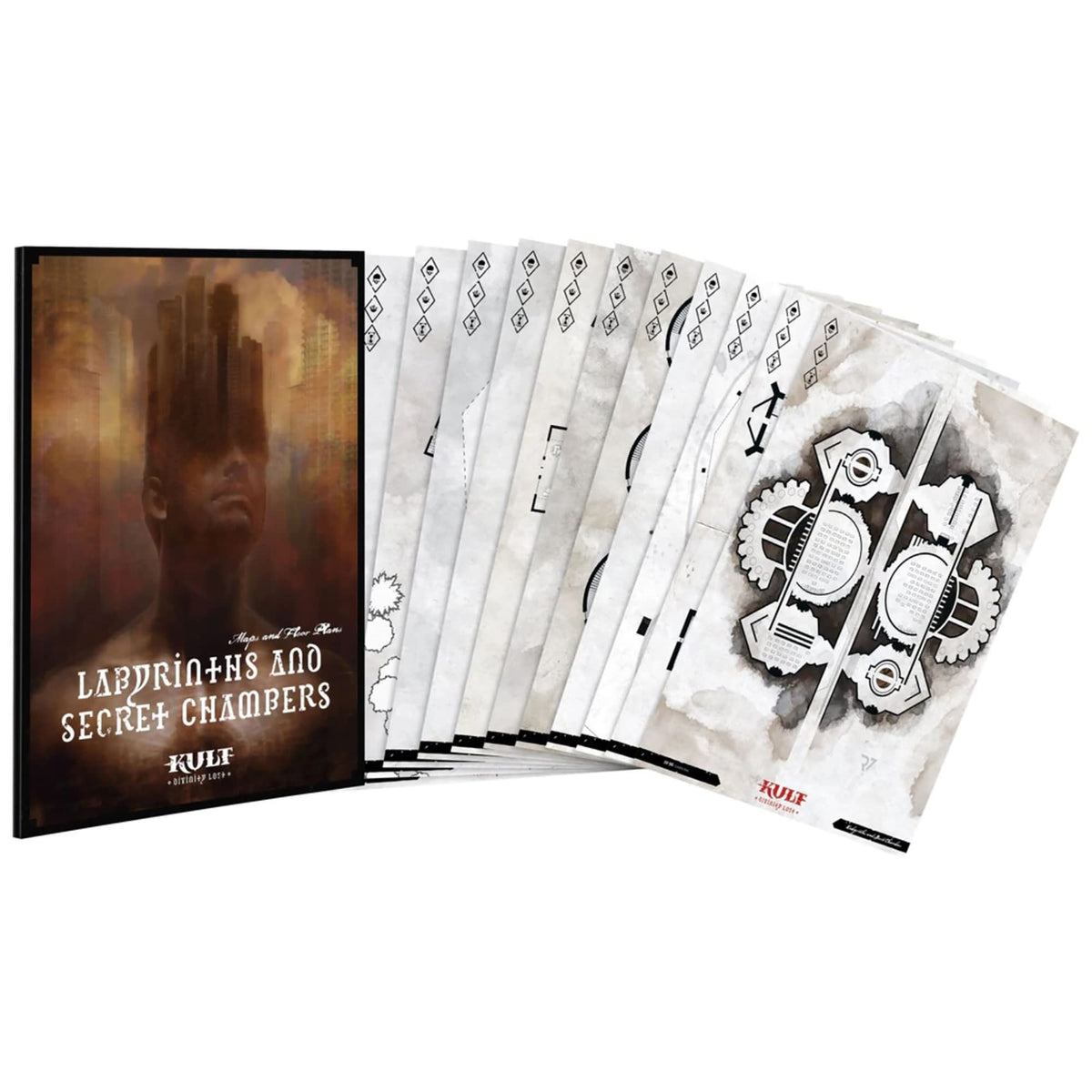 Modiphius Kult: Labyrinths & Secret Chambers - Rpg Acessory Bundle Medium