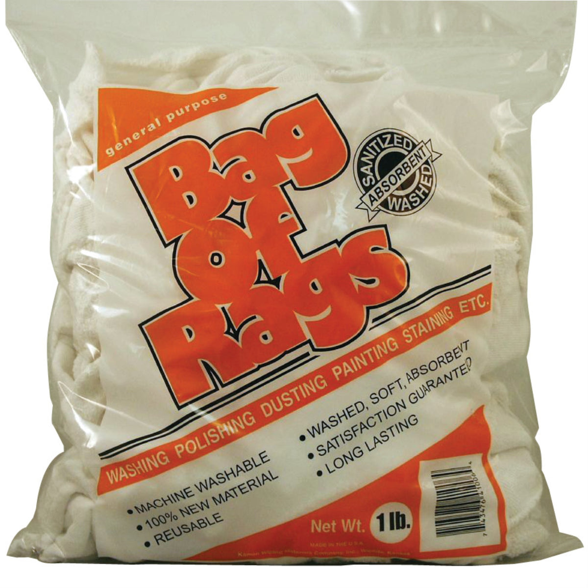 Bag-O-Rags Bag Of Rags, 1 Lb.