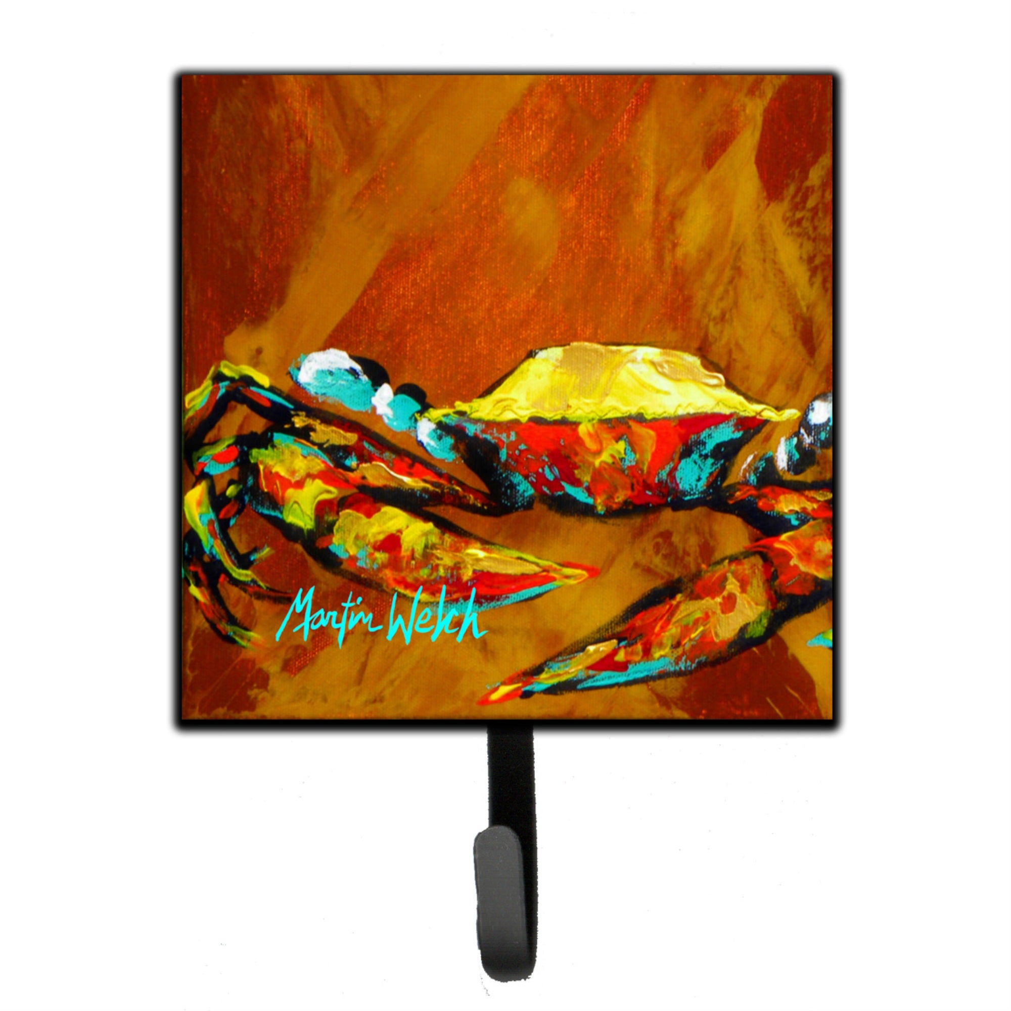 Caroline'S Treasures Mw1011Sh4 Crab Carmel Coated Leash Or Key Holder, Small, Multicolor