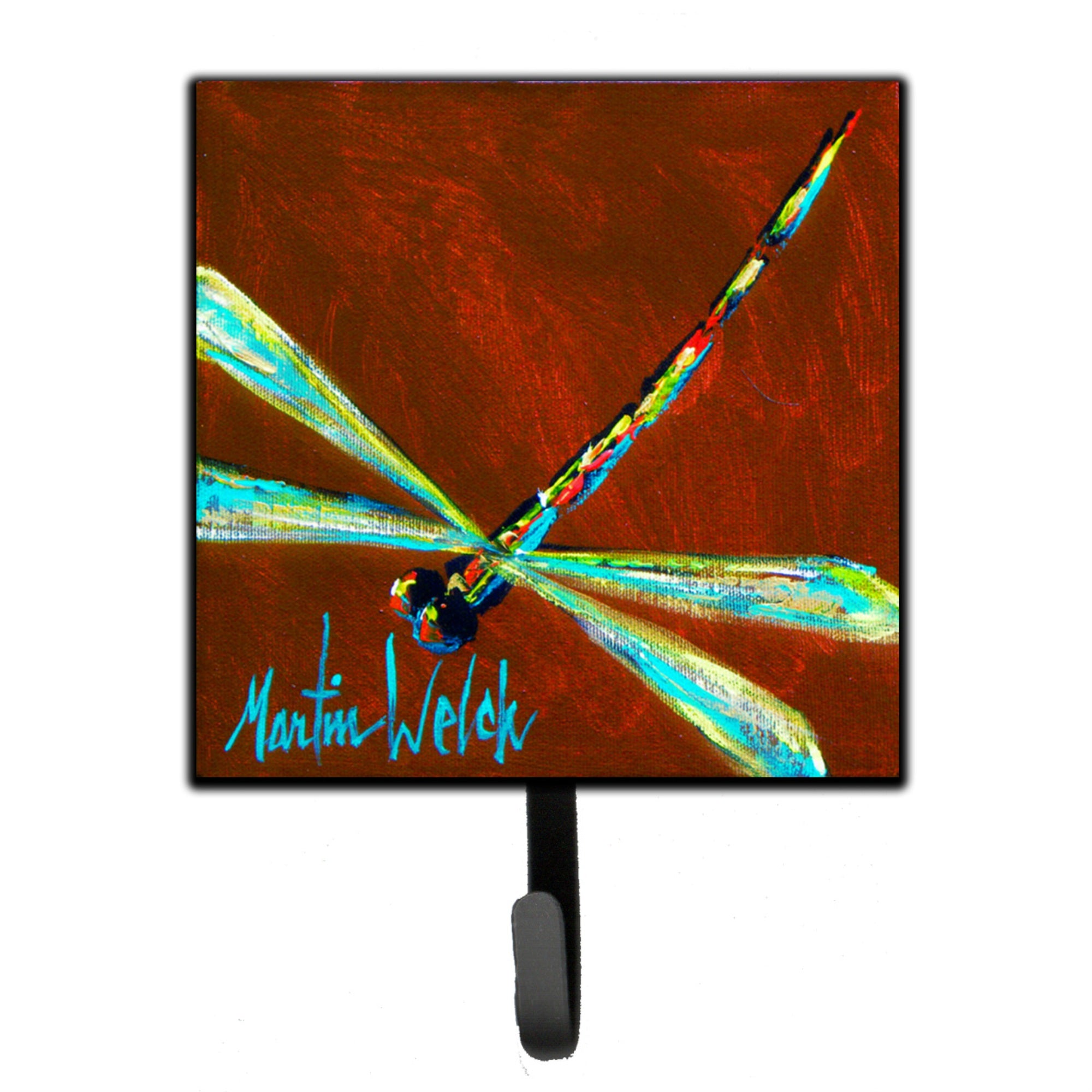 Caroline'S Treasures Mw1015Sh4 Insect-Dragonfly Chocolate Chip Leash Or Key Holder, Small, Multicolor