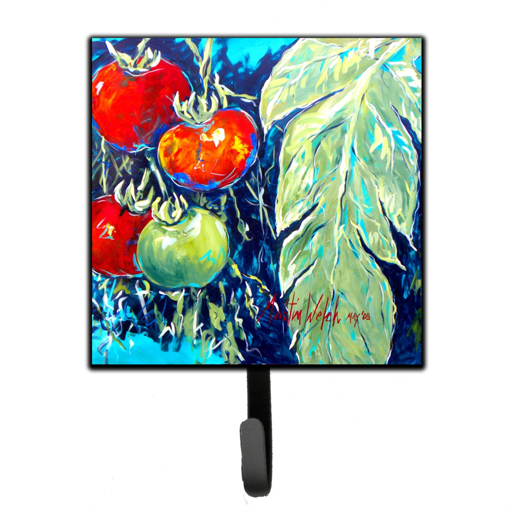 Caroline'S Treasures Mw1066Sh4 Vegetables-Tomato Tomaeto-Tomaato Leash Or Key Holder, Small, Multicolor