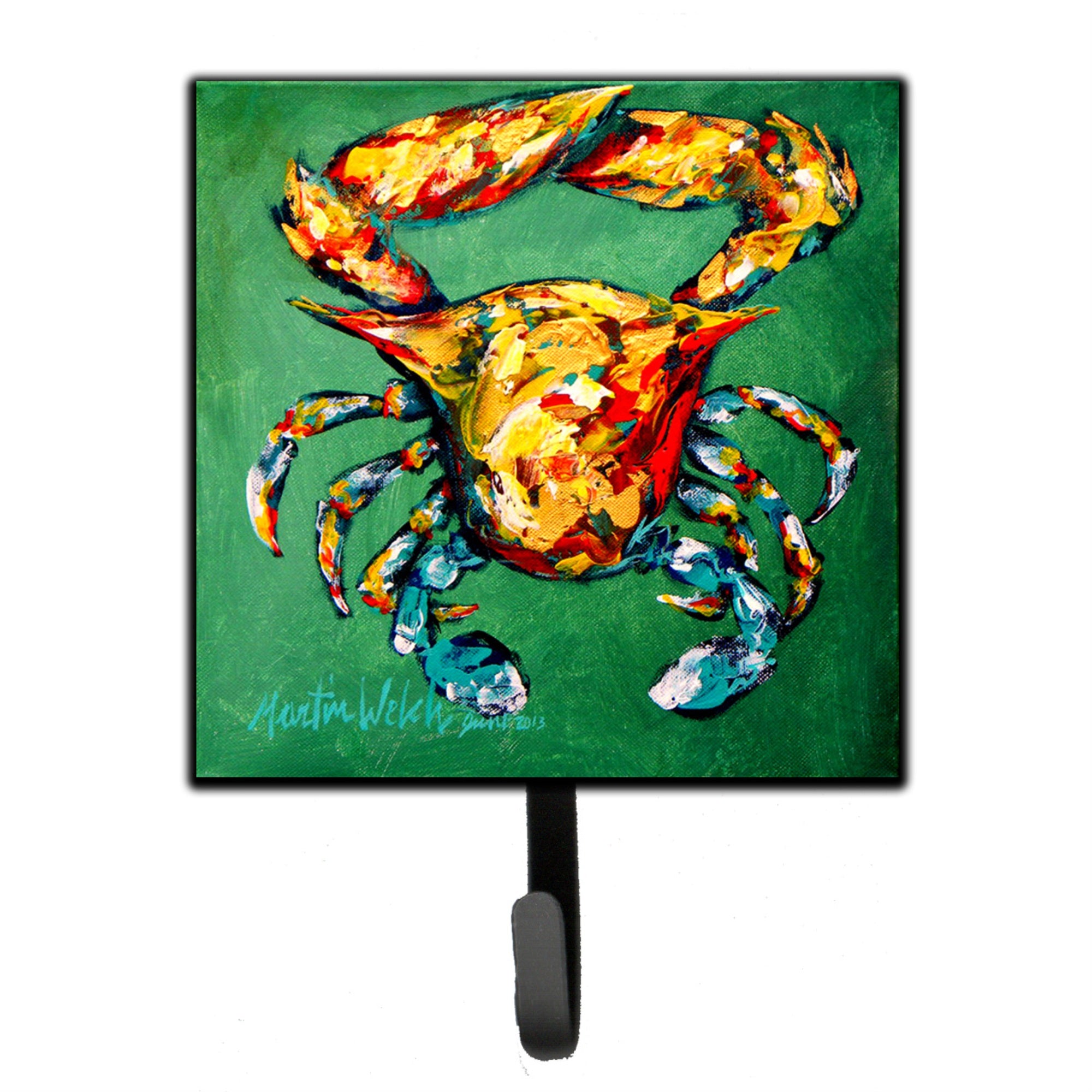 Caroline'S Treasures Mw1072Sh4 Crab Two Snaps Leash Or Key Holder, Small, Multicolor