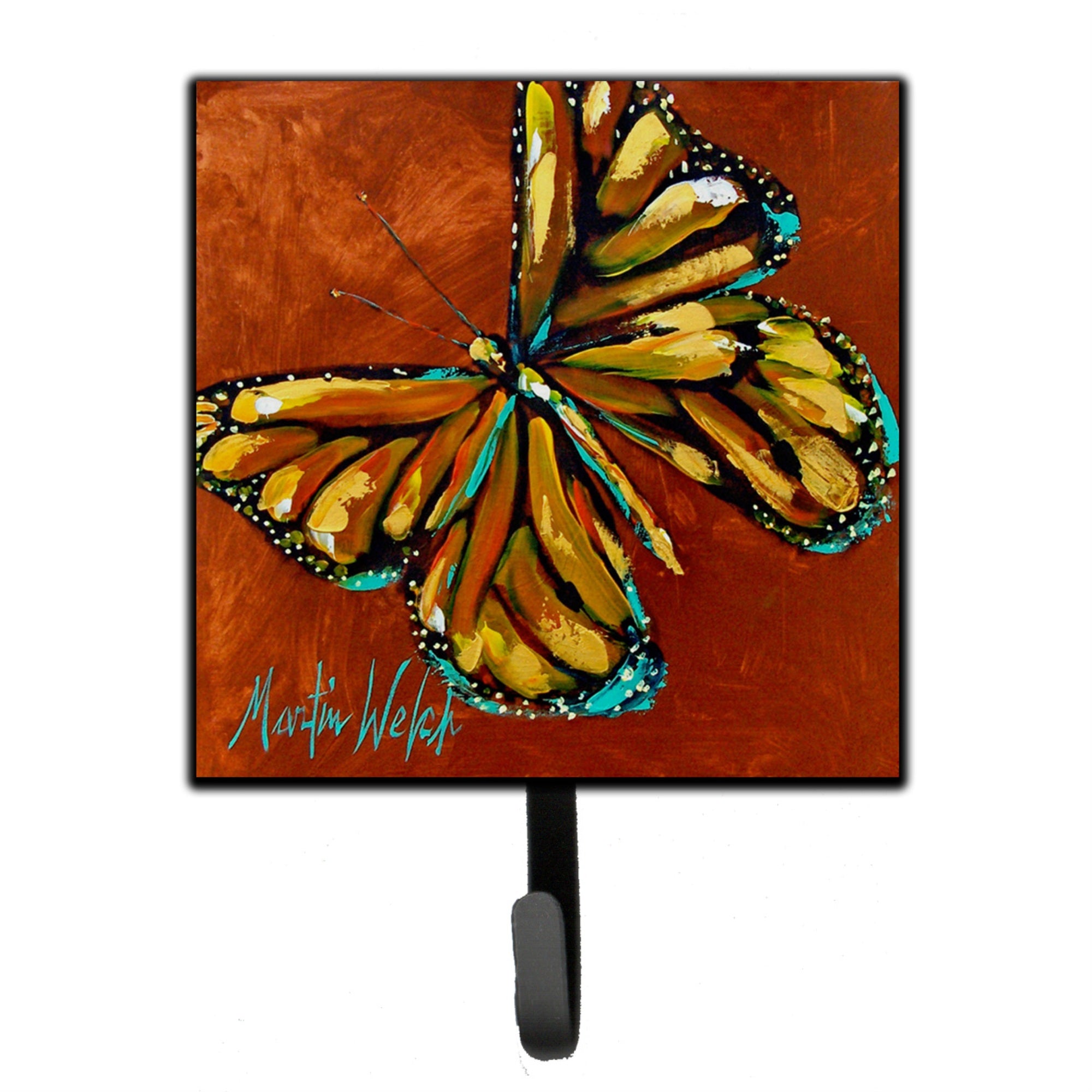 Caroline'S Treasures Mw1083Sh4 Insect-Butterfly Butterfly Leash Or Key Holder, Small, Multicolor
