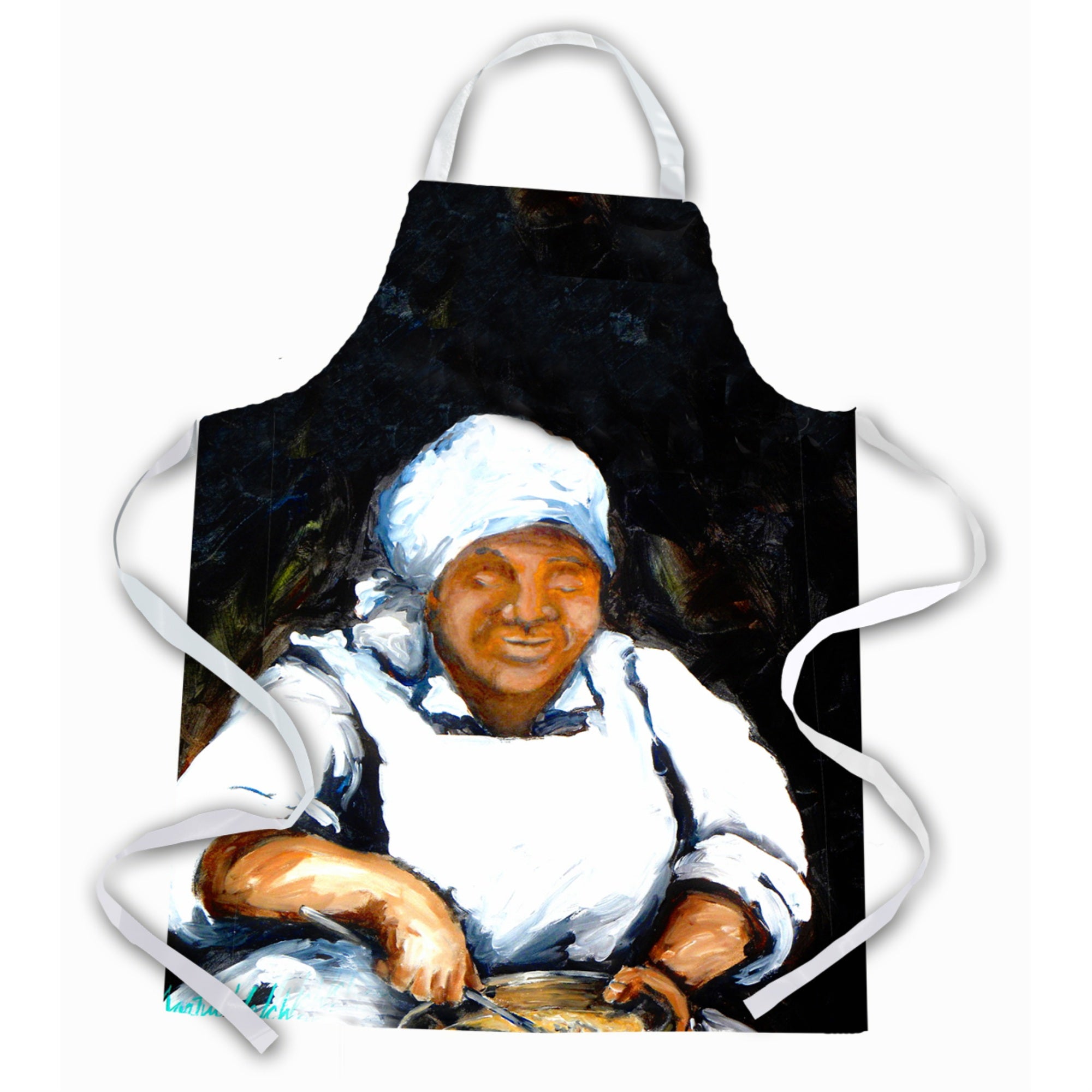 Caroline'S Treasures Mw1087Apron Hot Water Cornbread Apron, Large, Multicolor