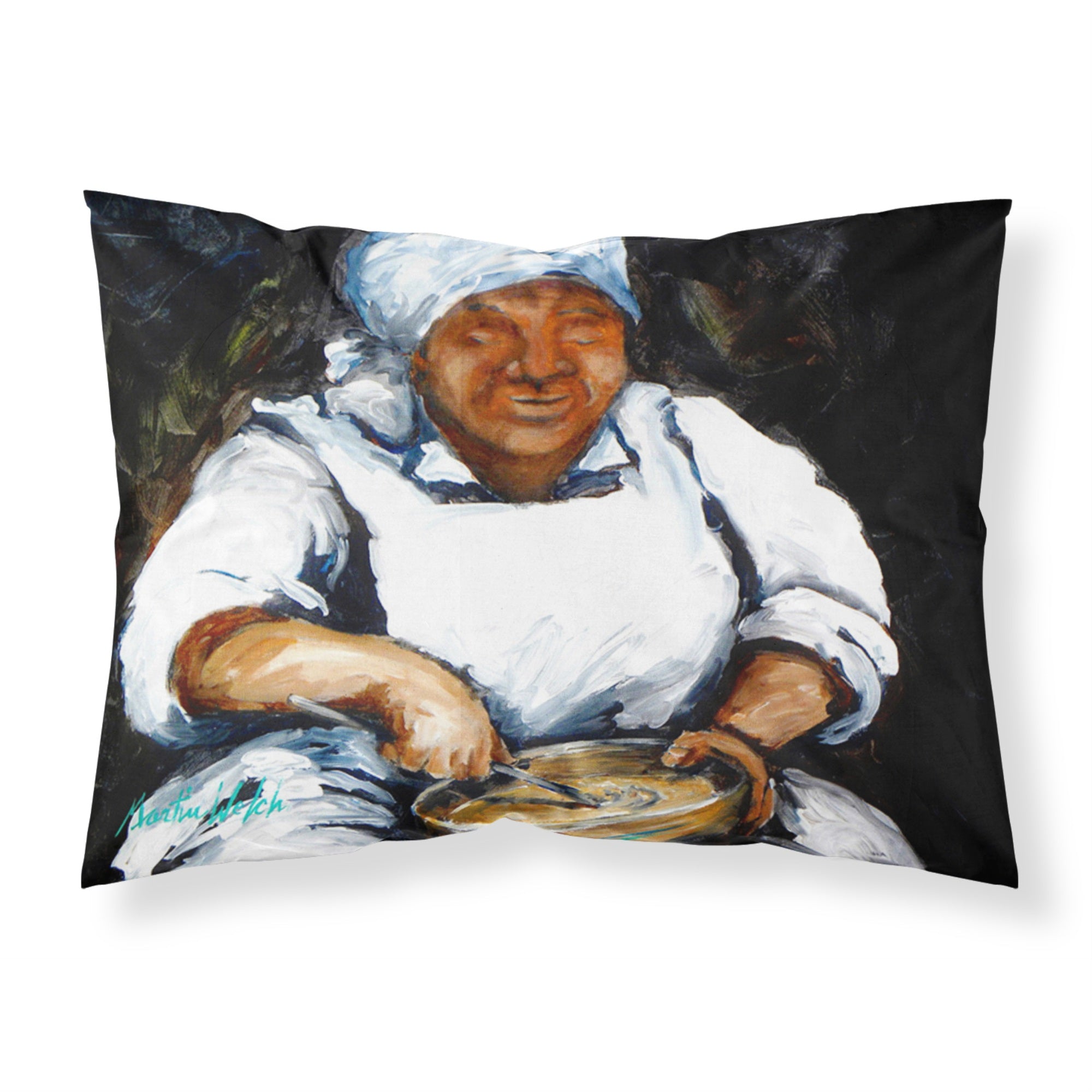 Caroline'S Treasures Mw1087Pillowcase Hot Water Cornbread Moisture Wicking Fabric Standard Pillowcase, Large, Multicolor