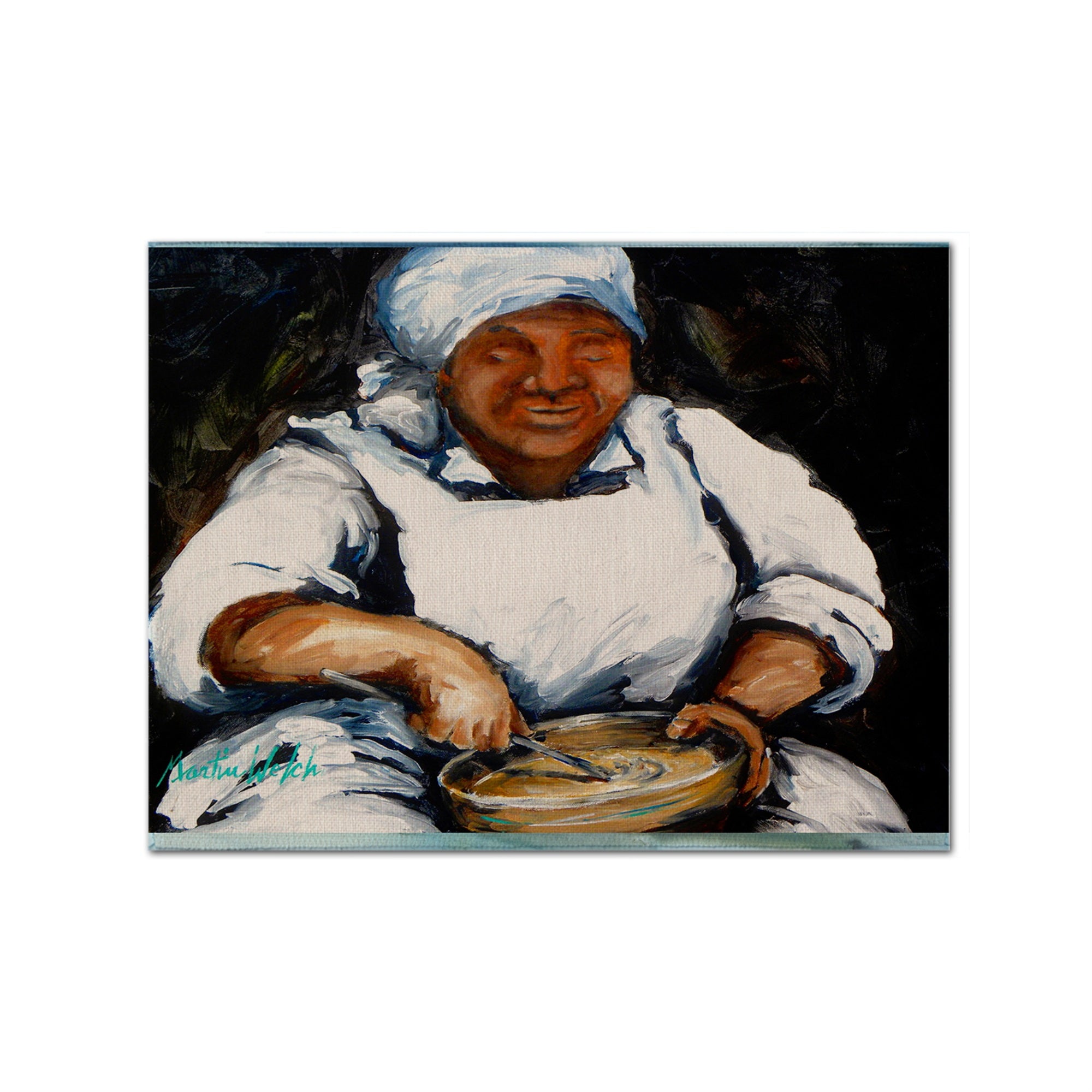 Caroline'S Treasures Mw1087Plmt Hot Water Cornbread Fabric Placemat, Multicolor