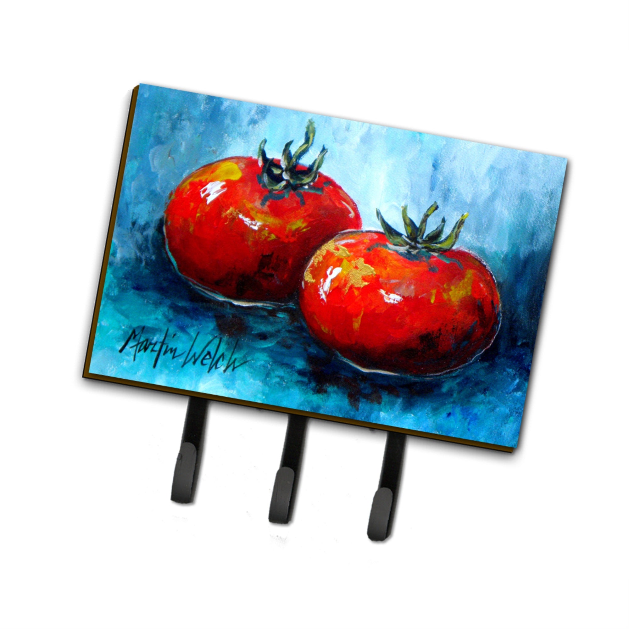 Caroline'S Treasures Mw1088Th68 Vegetables-Tomatoes Red Toes Leash Or Key Holder, Large, Multicolor