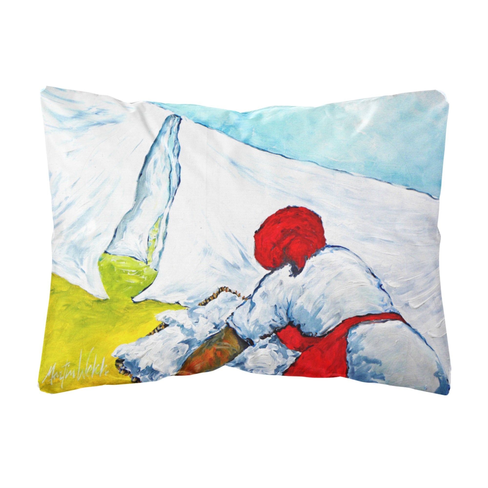 Caroline'S Treasures Mw1090Pw1216 Must Be Monday Canvas Fabric Decorative Pillow, Large, Multicolor